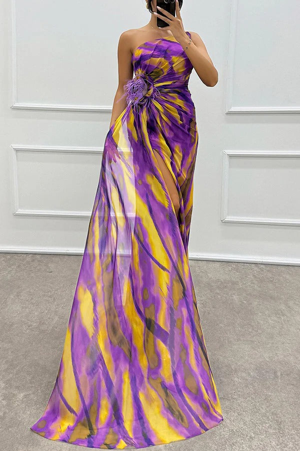 Fenna™ – Vibrant elegant draped dress