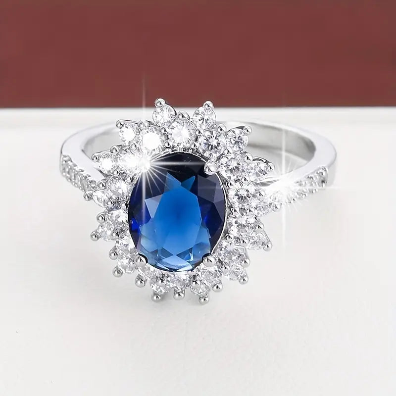 Gold Royal Sapphire-inspired Ring