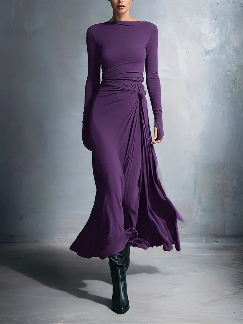 Naiara ❘ Maxi dress with side knot