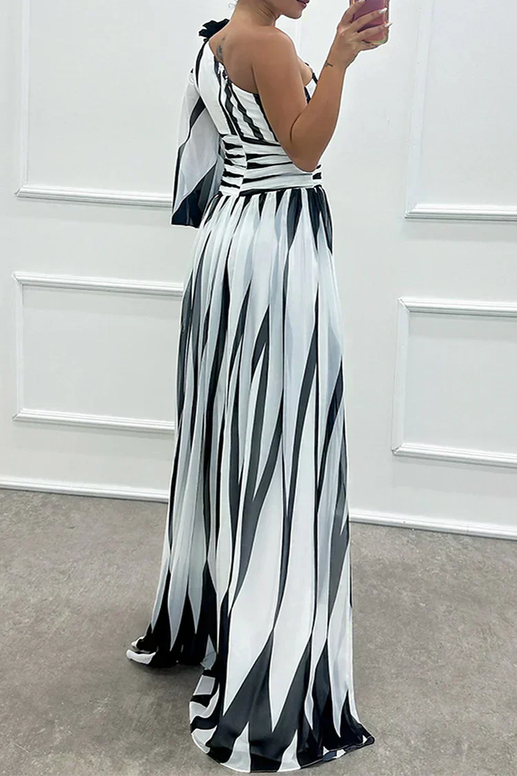 Fenna™ – Elegant one-shoulder long dress