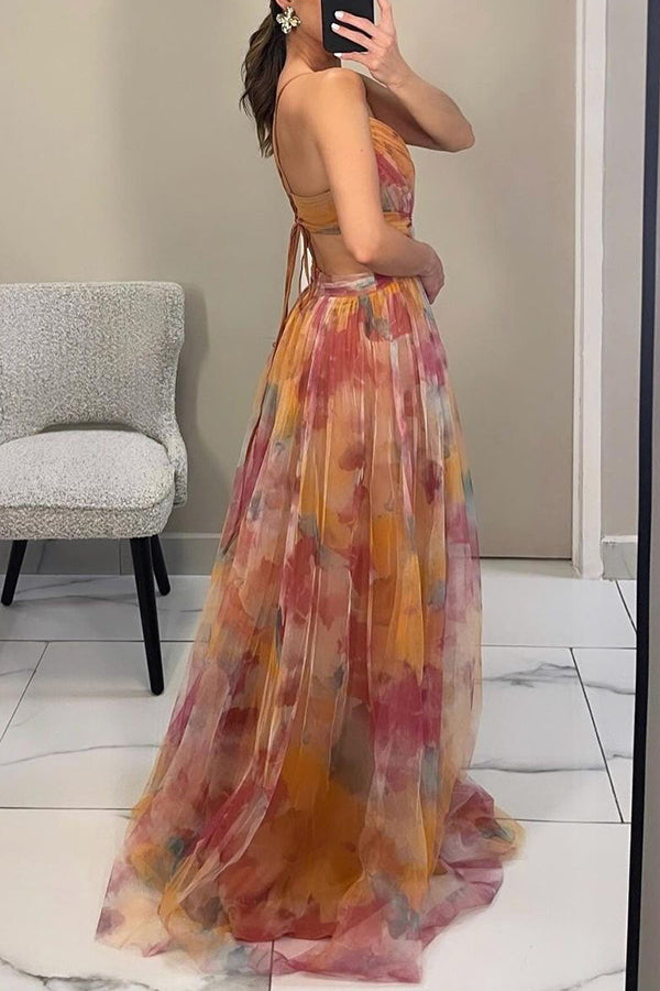 Sanne™ – Romantic flowing evening dress
