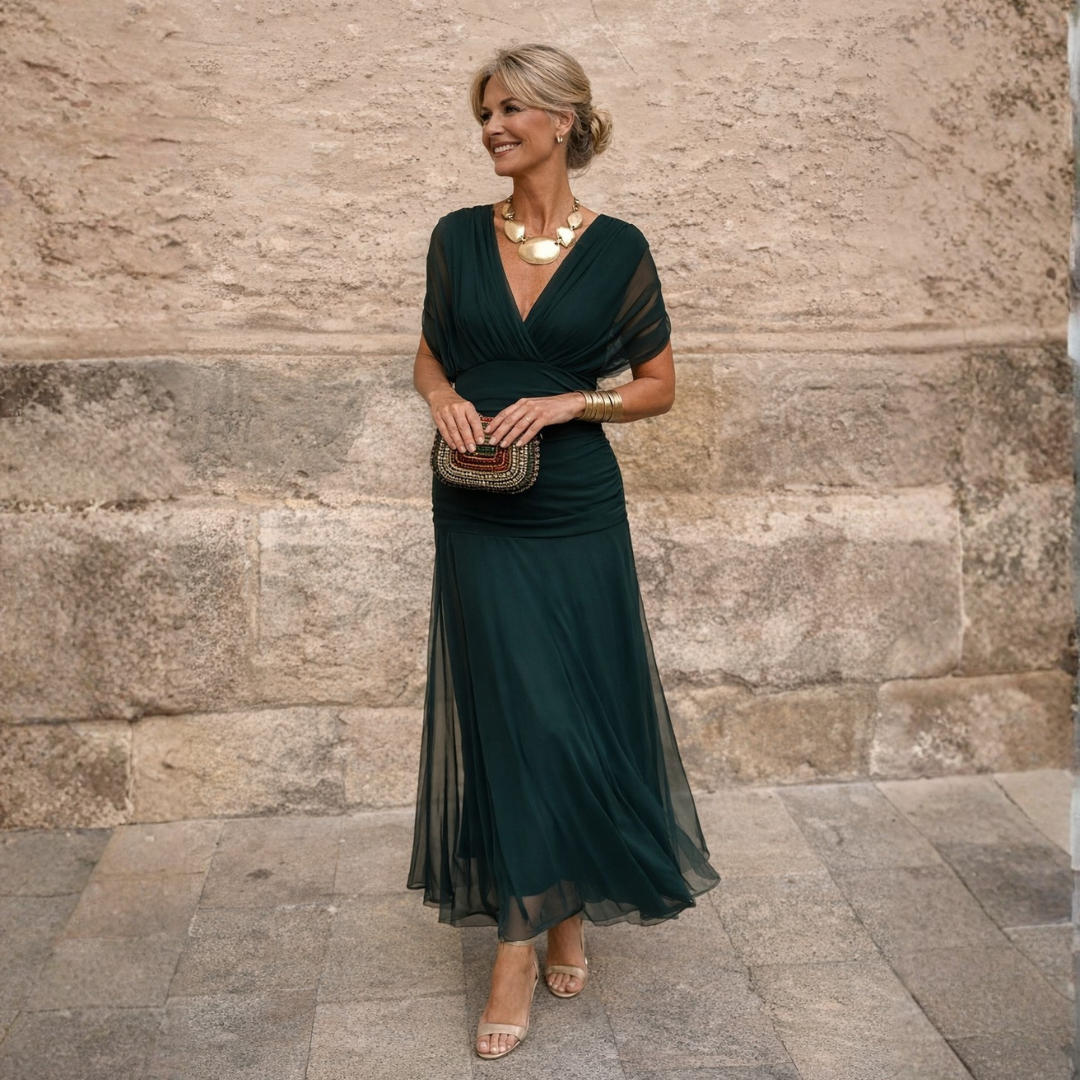 ROSSANA - Off-the-Shoulder Maxi Dress
