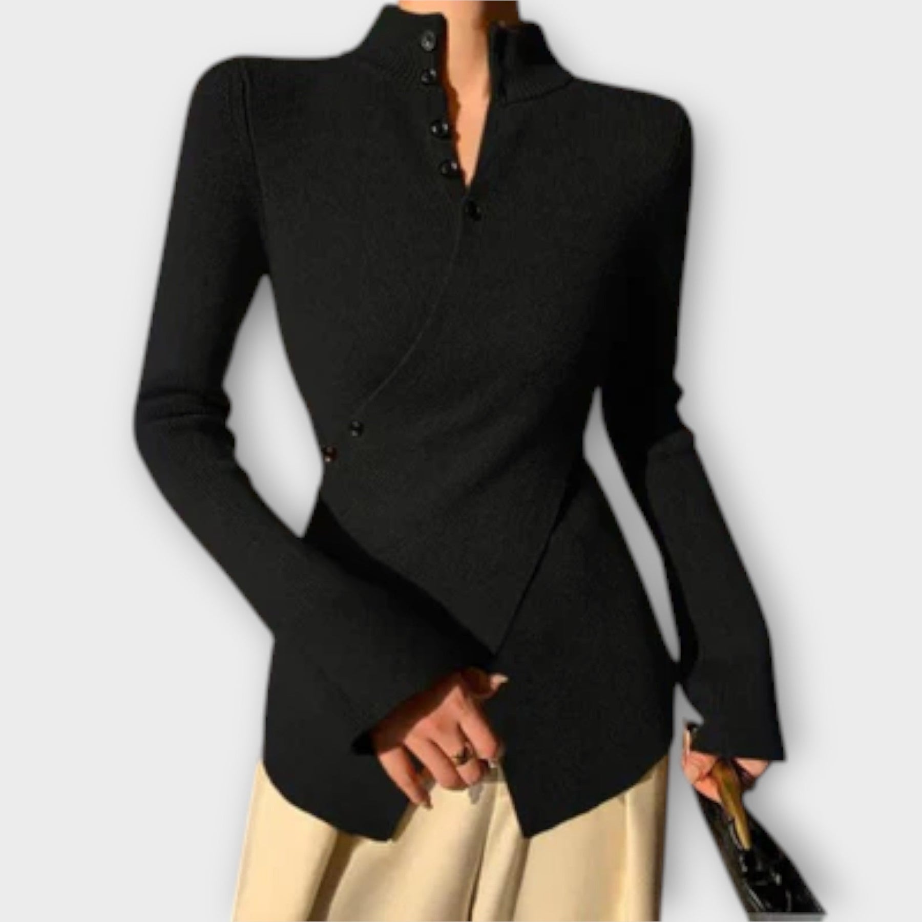 Michiko – Elegant Cotton Knit Jumper