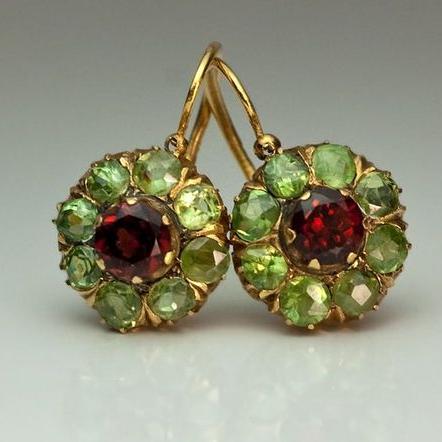 Unique Crystal flower Earrings