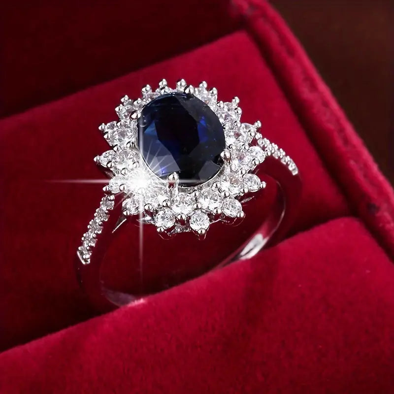 Gold Royal Sapphire-inspired Ring
