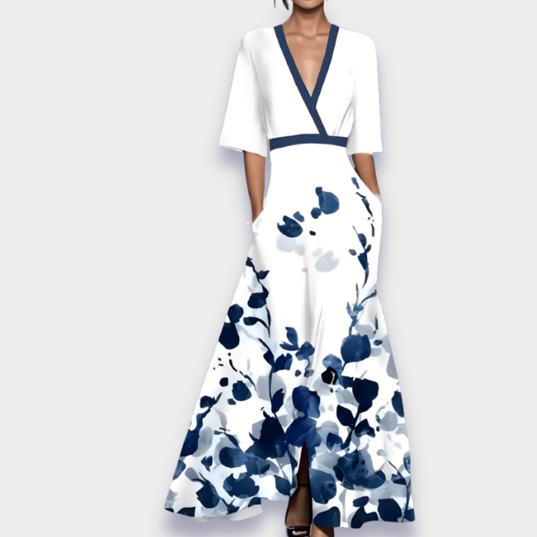 Sanne™ – Comfortable dress with three-quarter sleeves