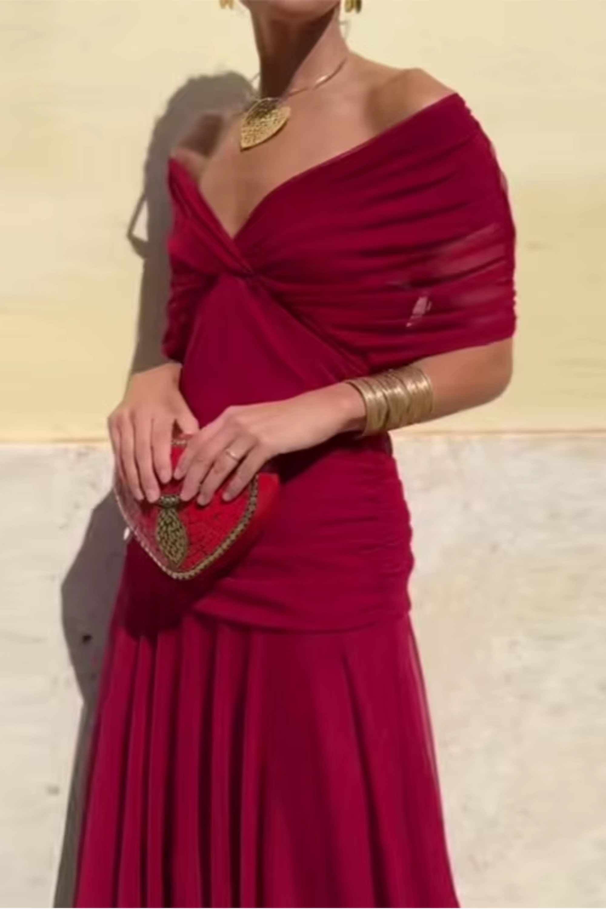 Lady™ – Wrap dress with a draped cut