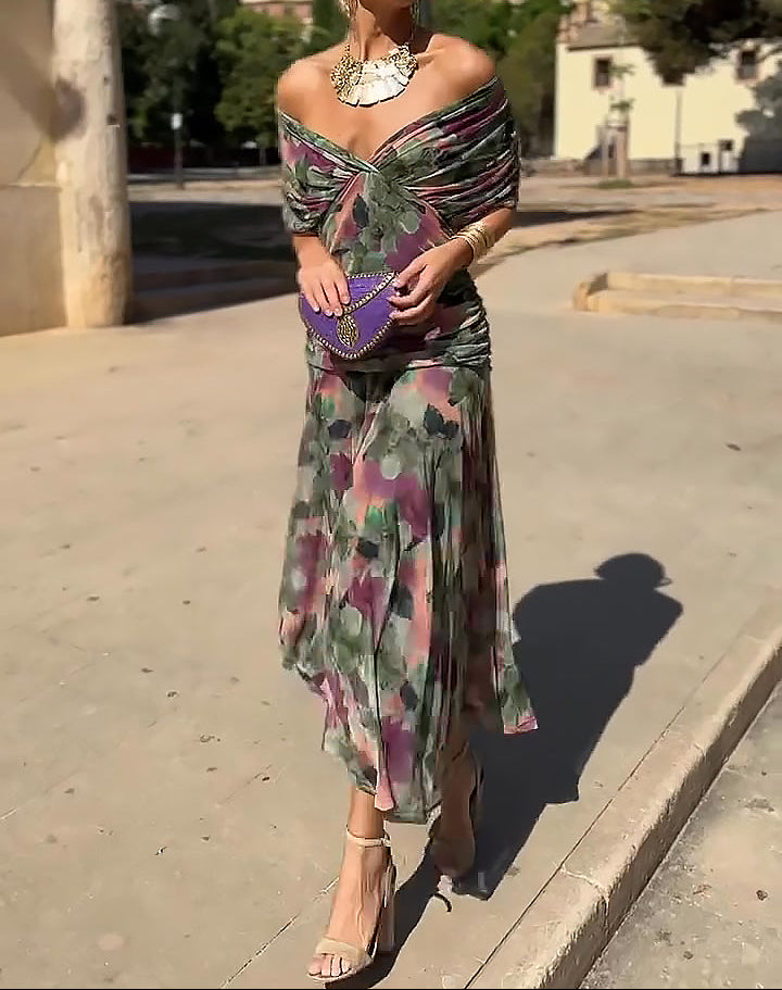 Lady™ – Wrap dress with a draped cut