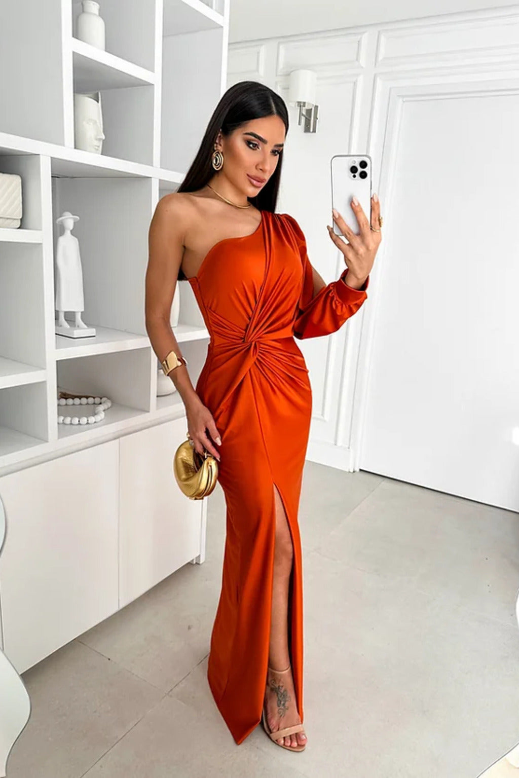 Dorie™ – Asymmetric Dress with Long Slit