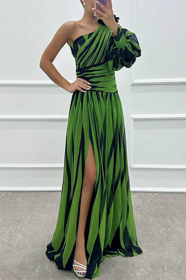 Fenna™ – Elegant one-shoulder long dress