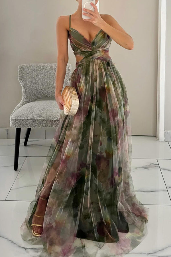 Sanne™ – Romantic flowing evening dress