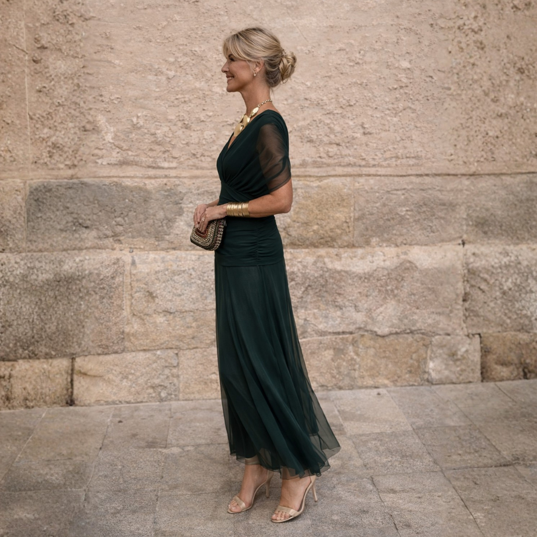 ROSSANA - Off-the-Shoulder Maxi Dress
