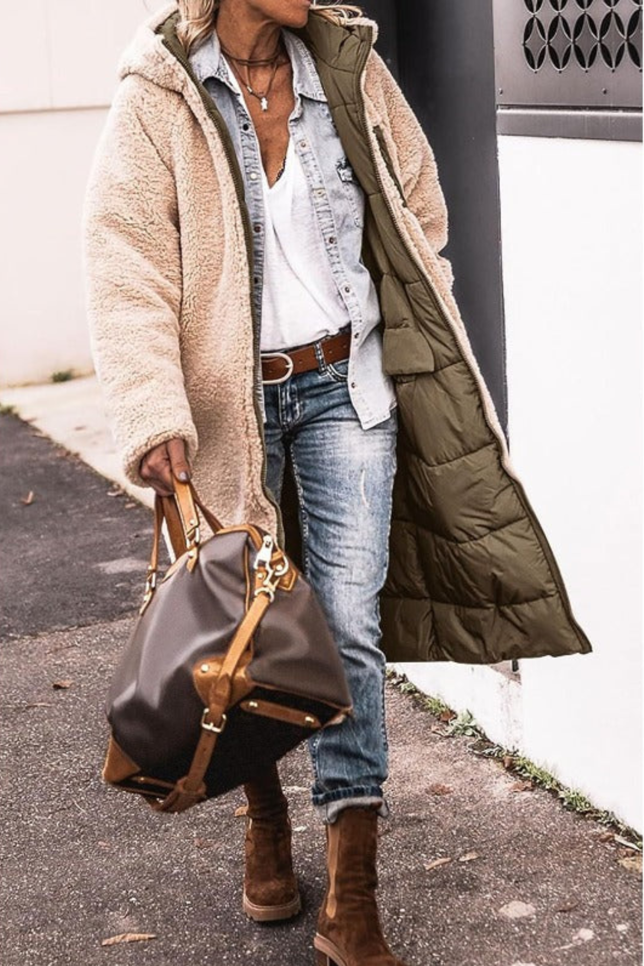 Manon - Elegant Reversible Coat for Women