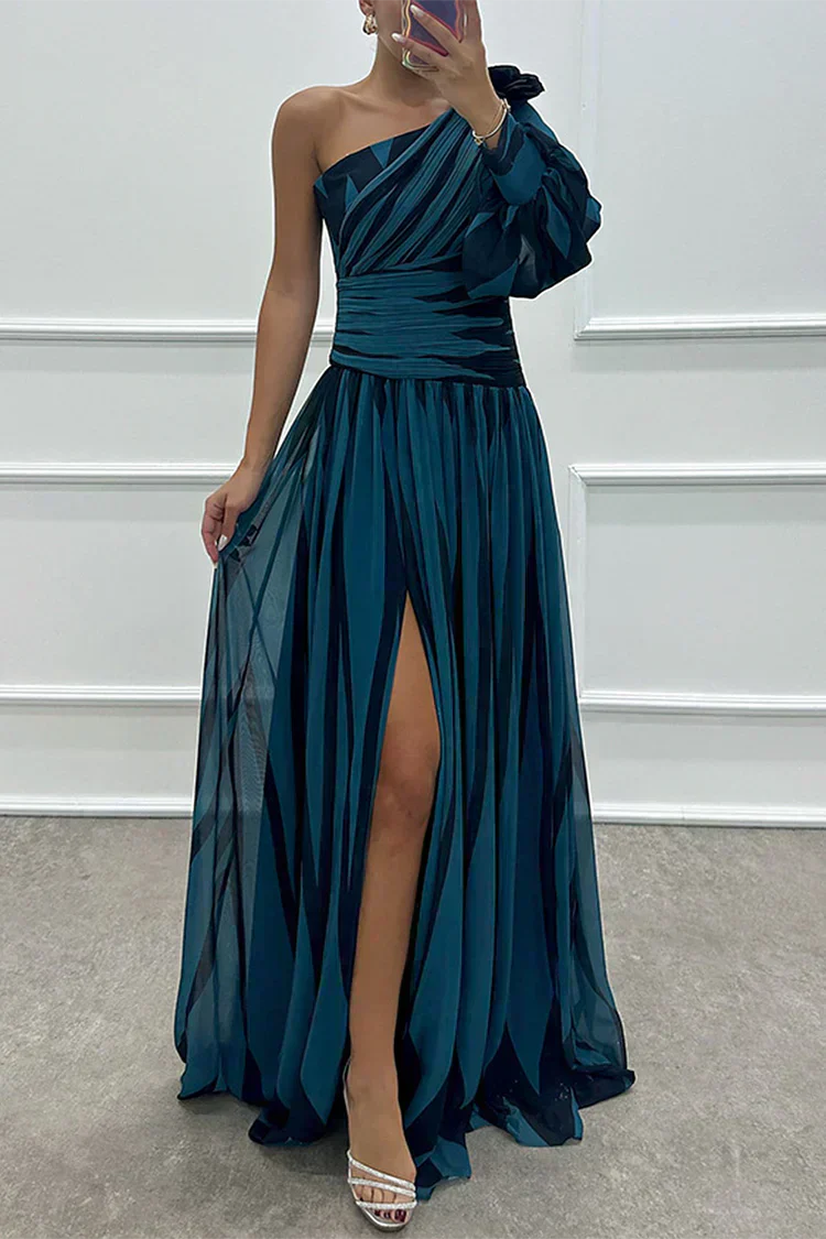 Fenna™ – Elegant one-shoulder long dress