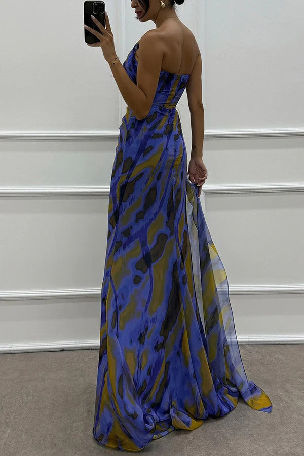 Fenna™ – Vibrant elegant draped dress