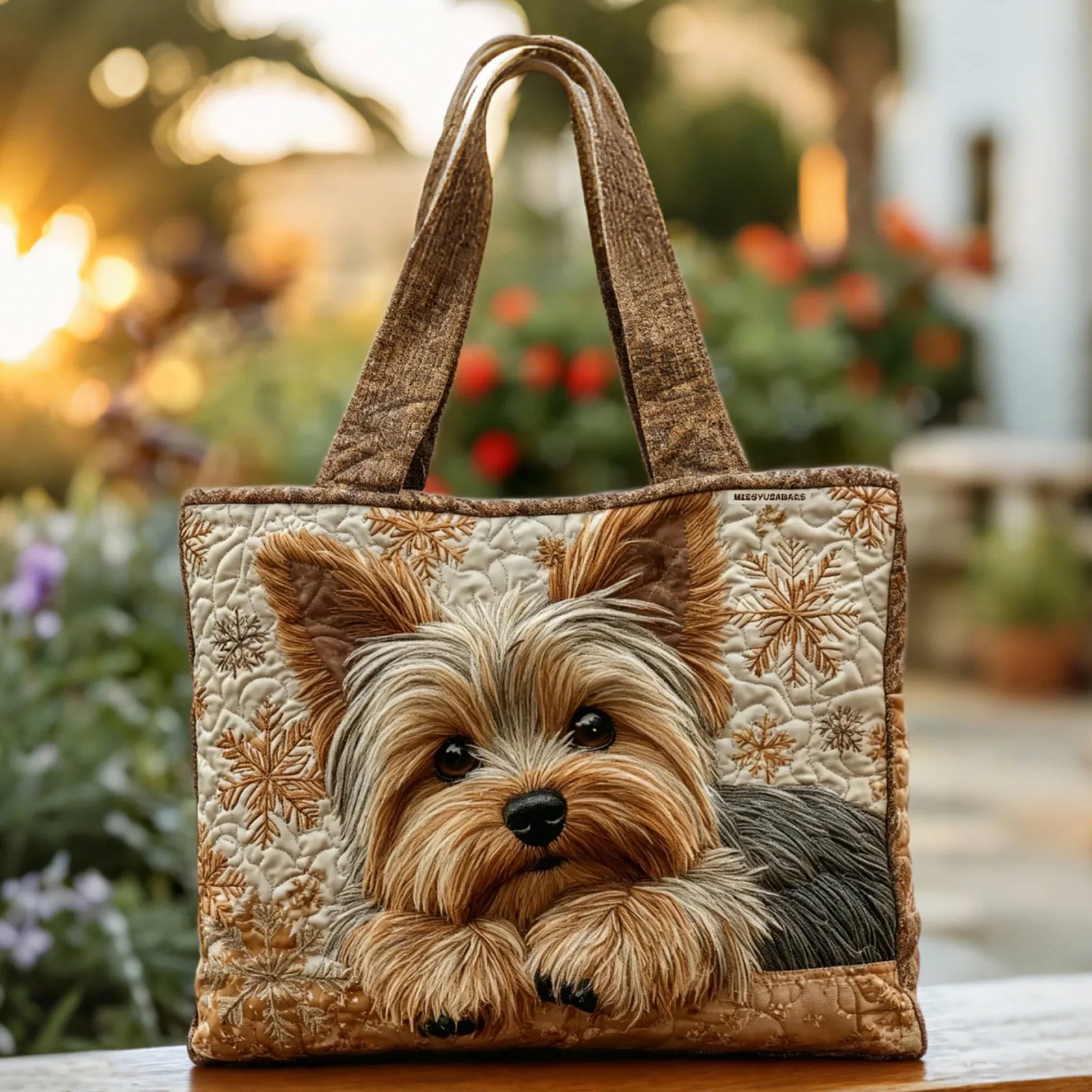 Handcrafted Bag - Adorable Yorkshire Terrier