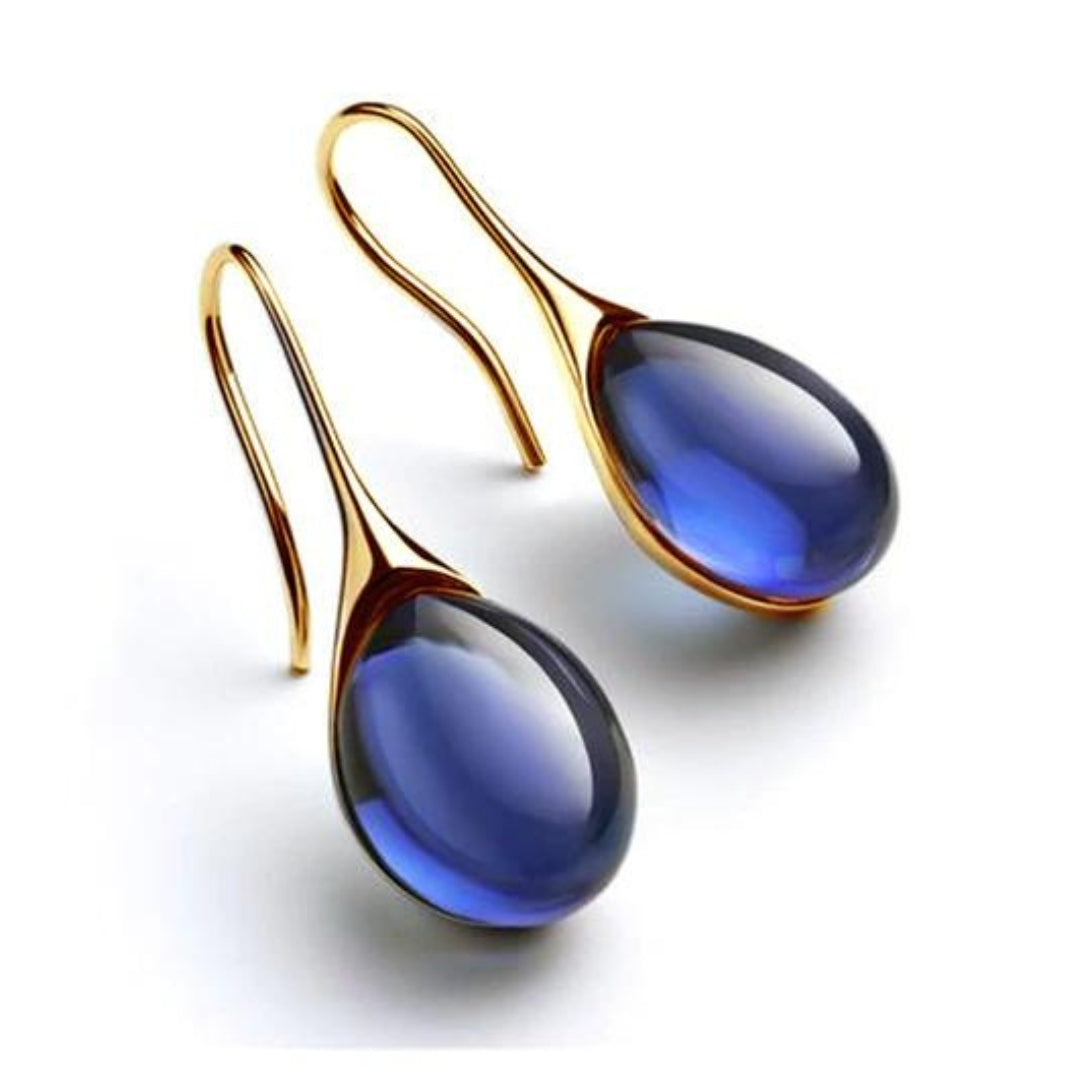 Glassy Drop Earrings