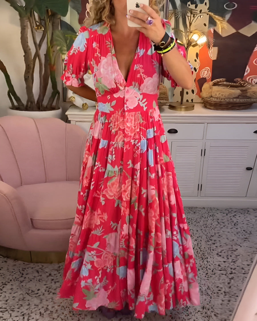 Celeste Floral Pocket Dress