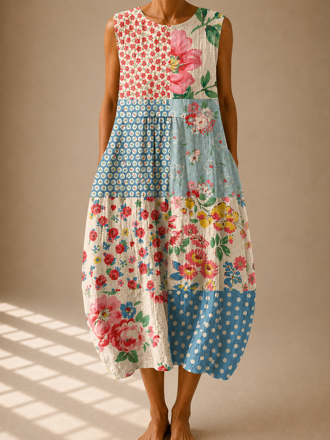 Anna™ | Sleeveless Linen Dress