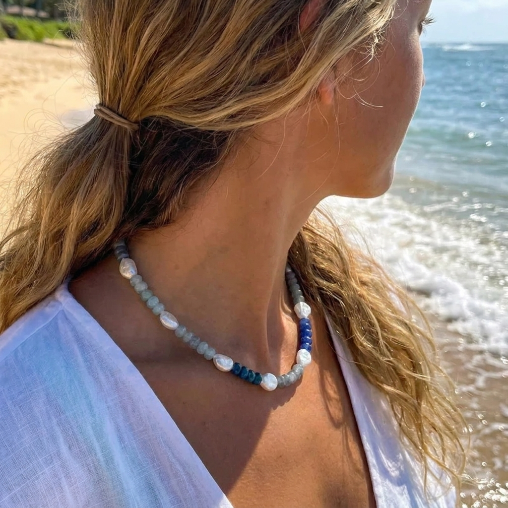 Stone Beaded Necklace