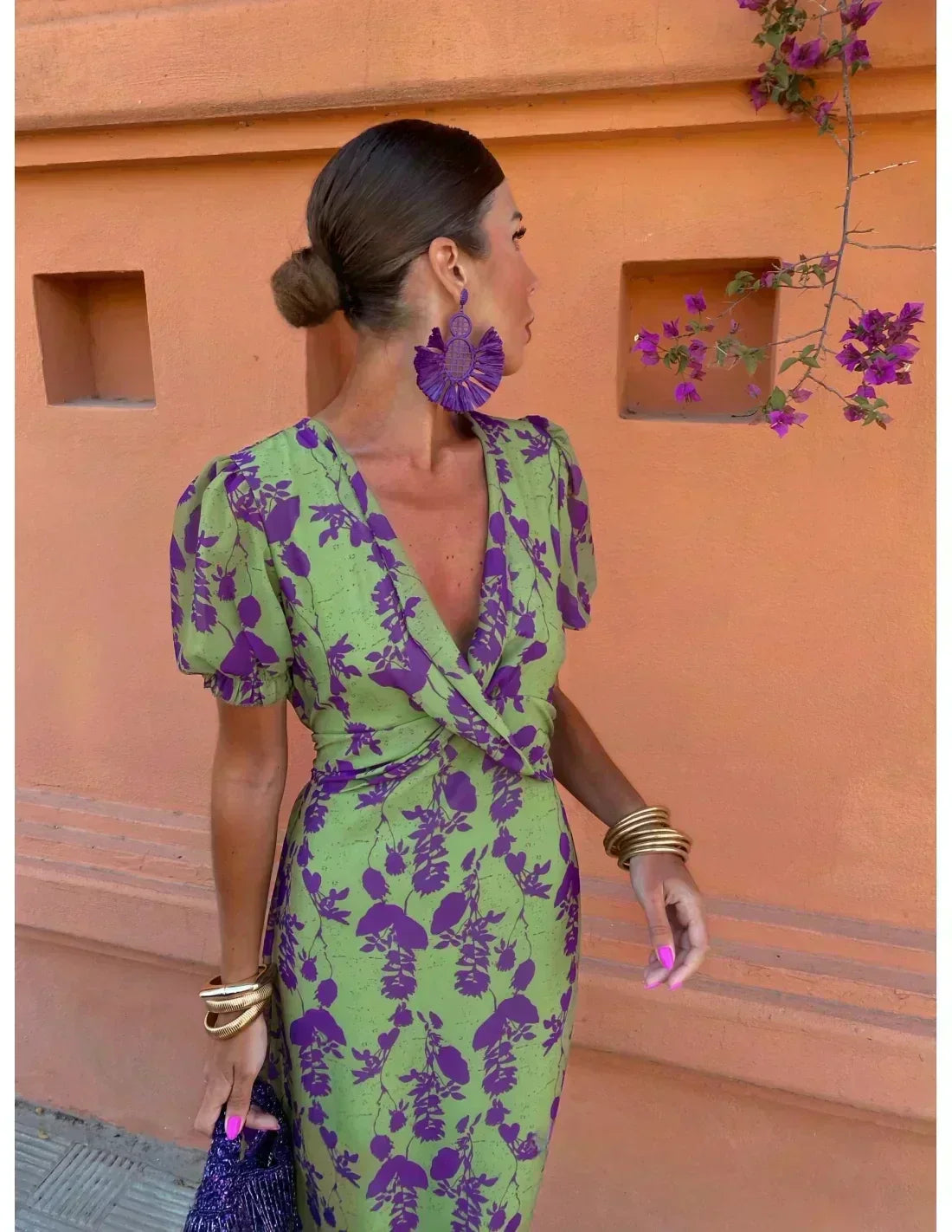 Lieke™ – Colourful summer print dress