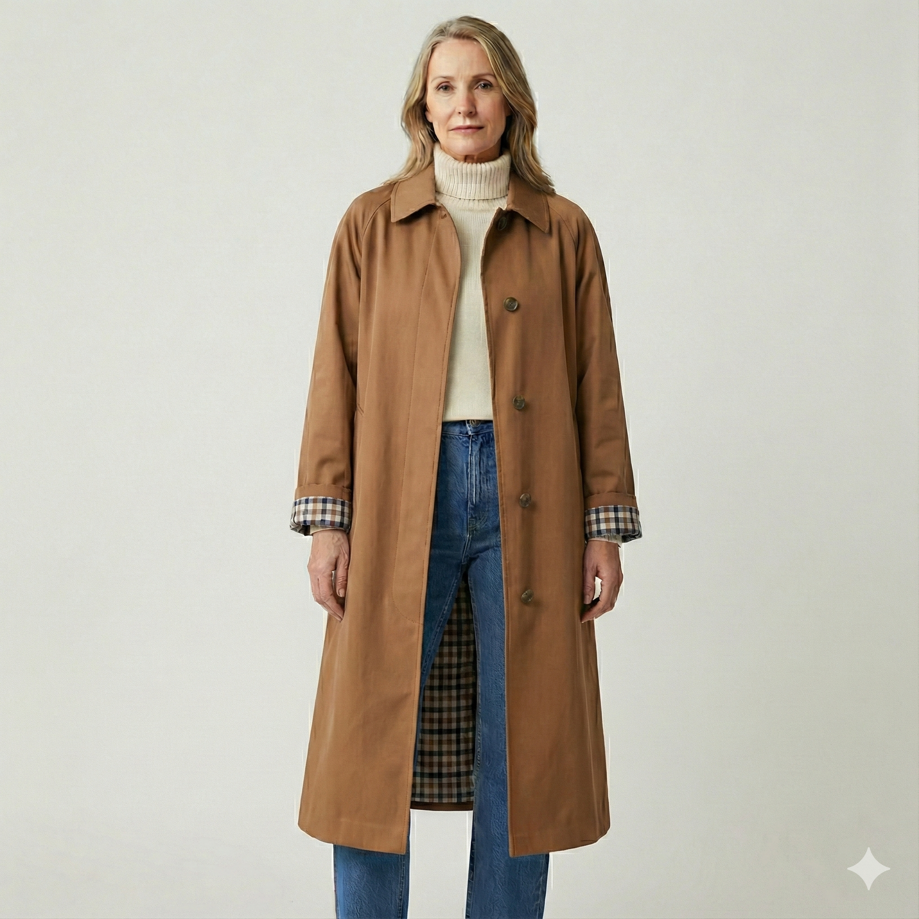 Eleanor – Classic Longline Trench Coat