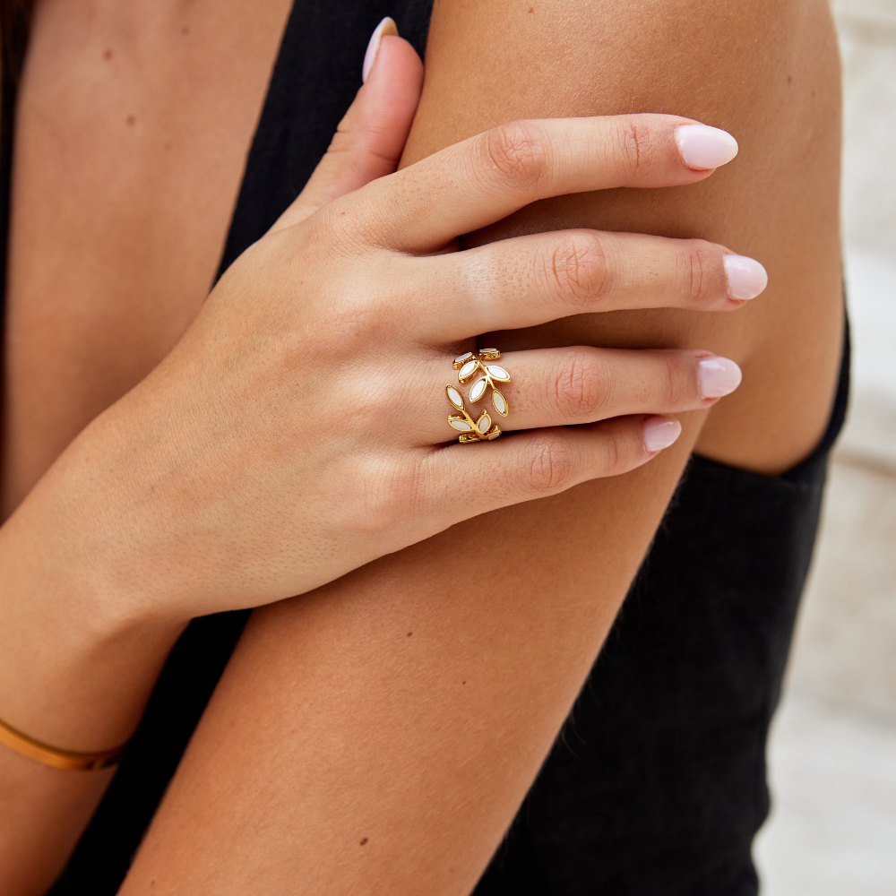 Gold Leaf Ring