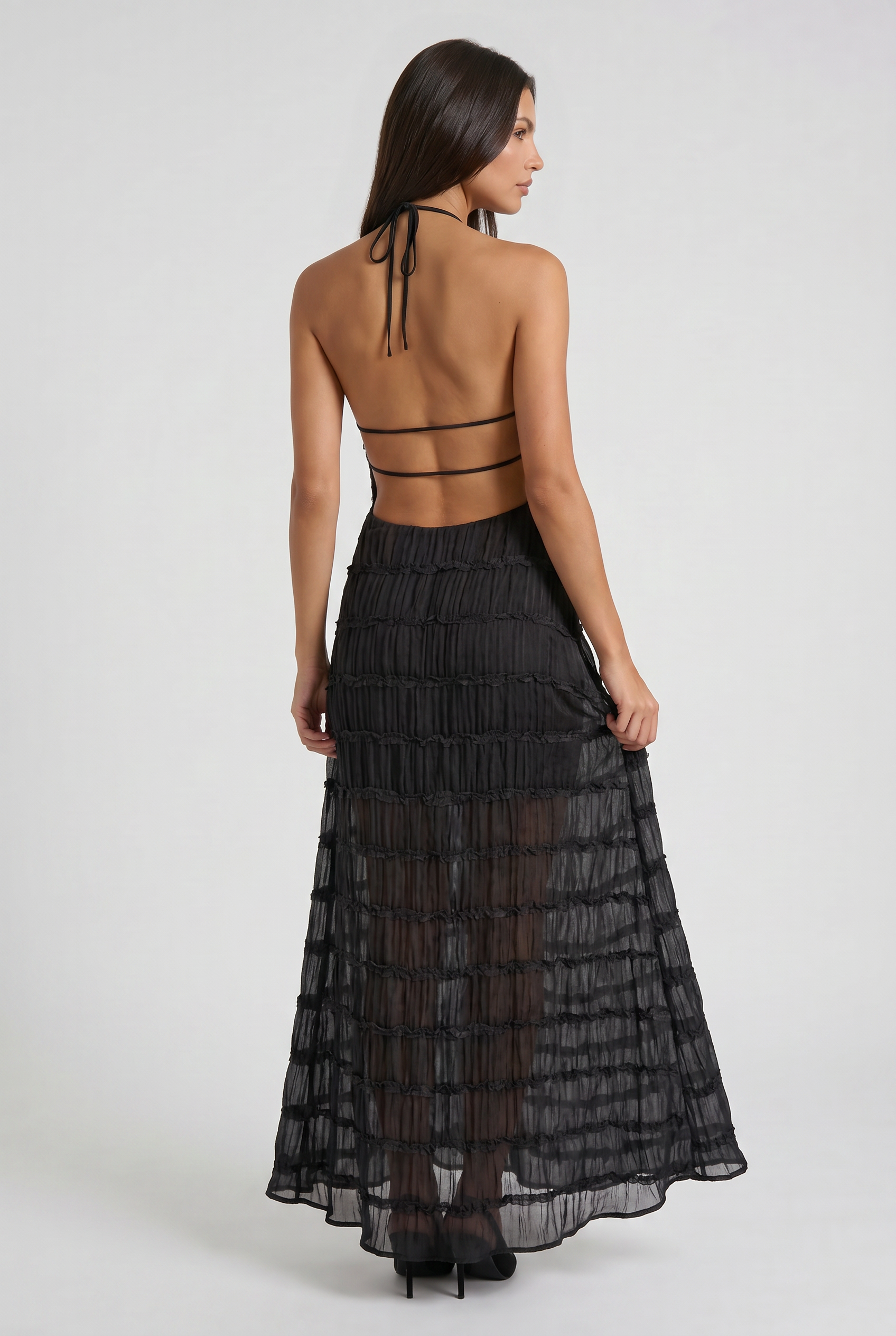 Eliza - Summer Elegant Halter Dress