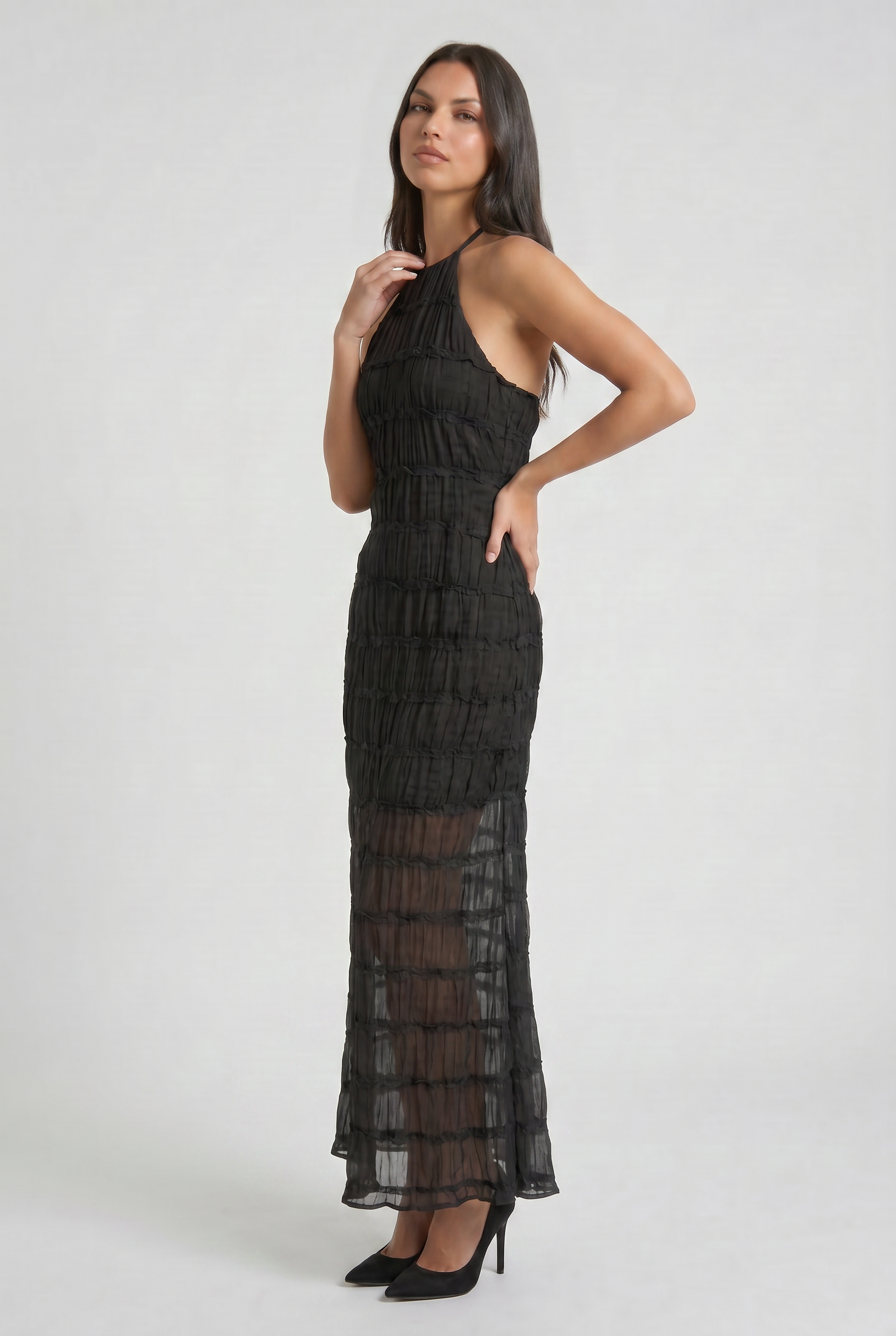Eliza - Summer Elegant Halter Dress