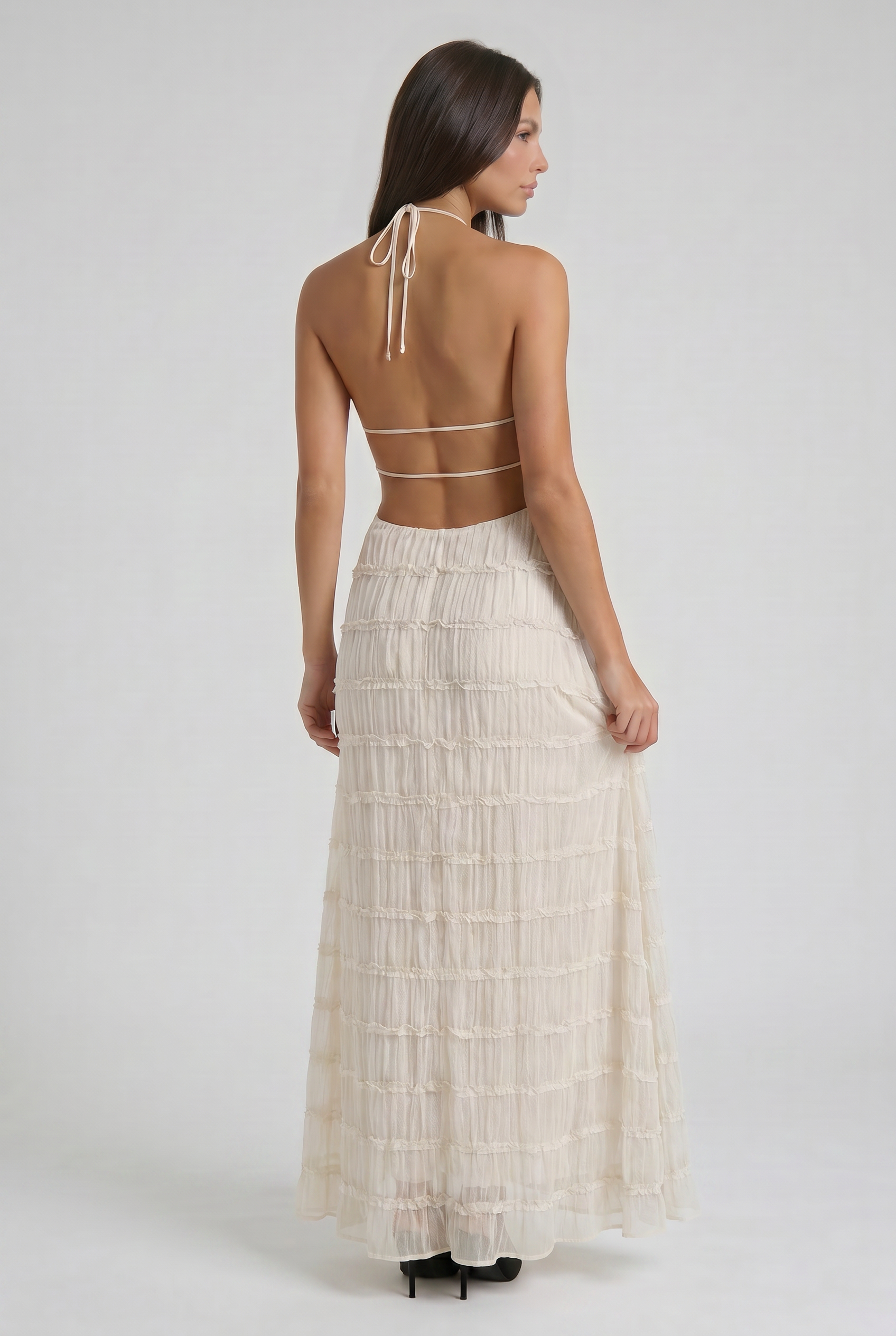 Eliza - Summer Elegant Halter Dress
