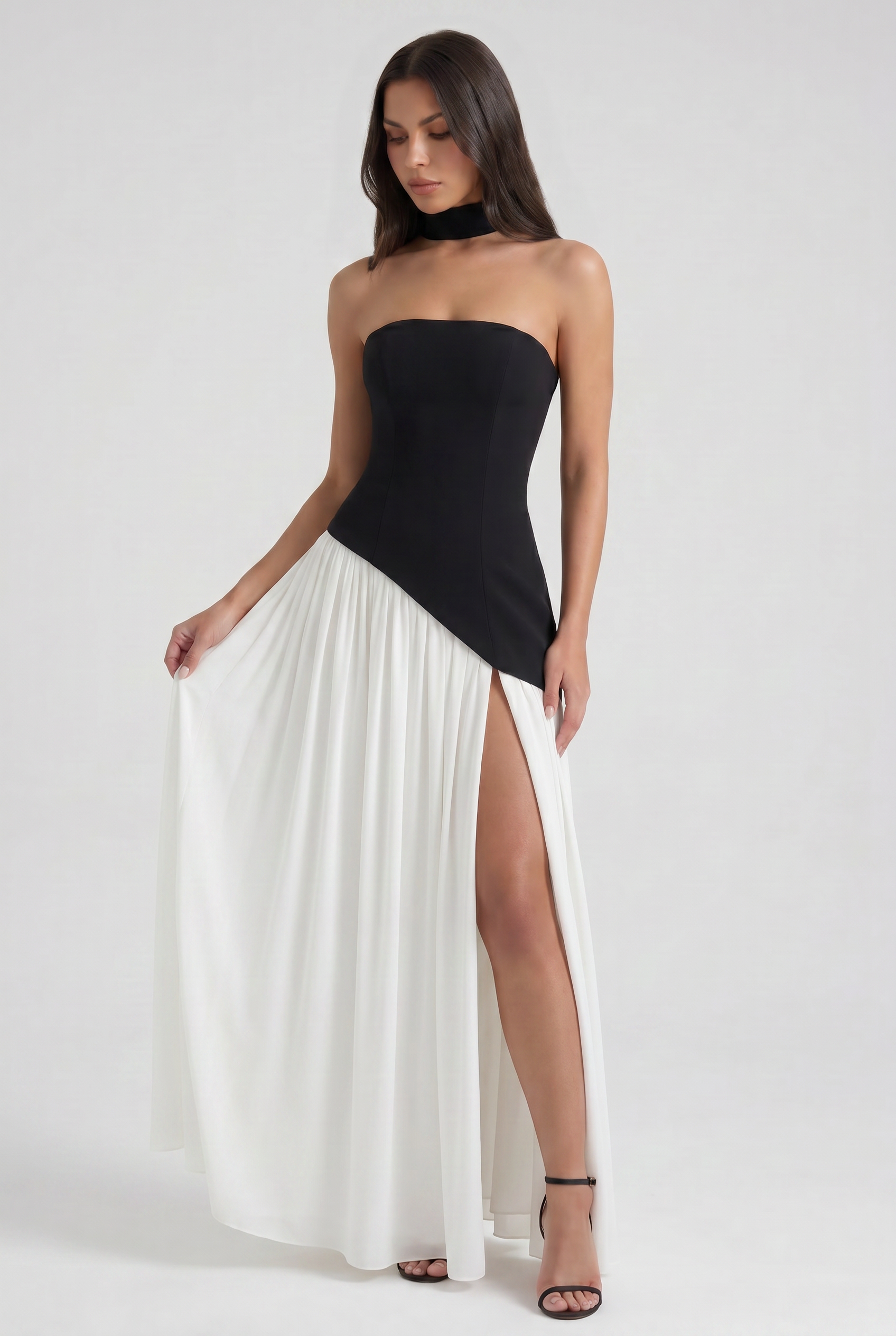 Sofia - Open Back Maxi Dress