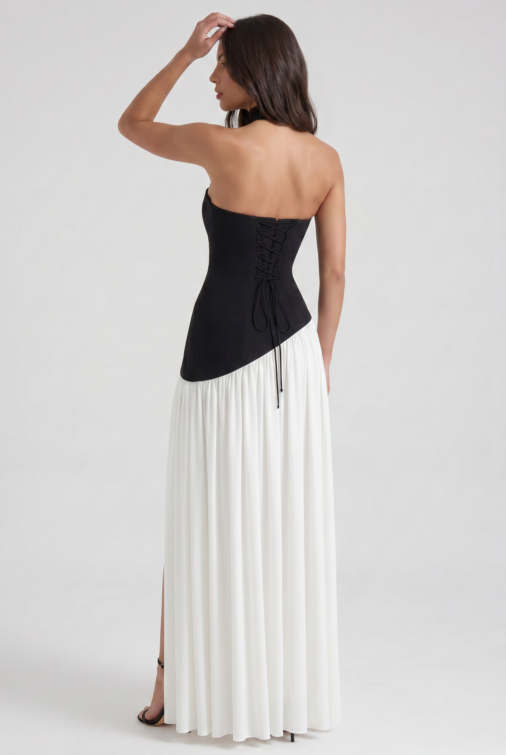 Sofia - Open Back Maxi Dress