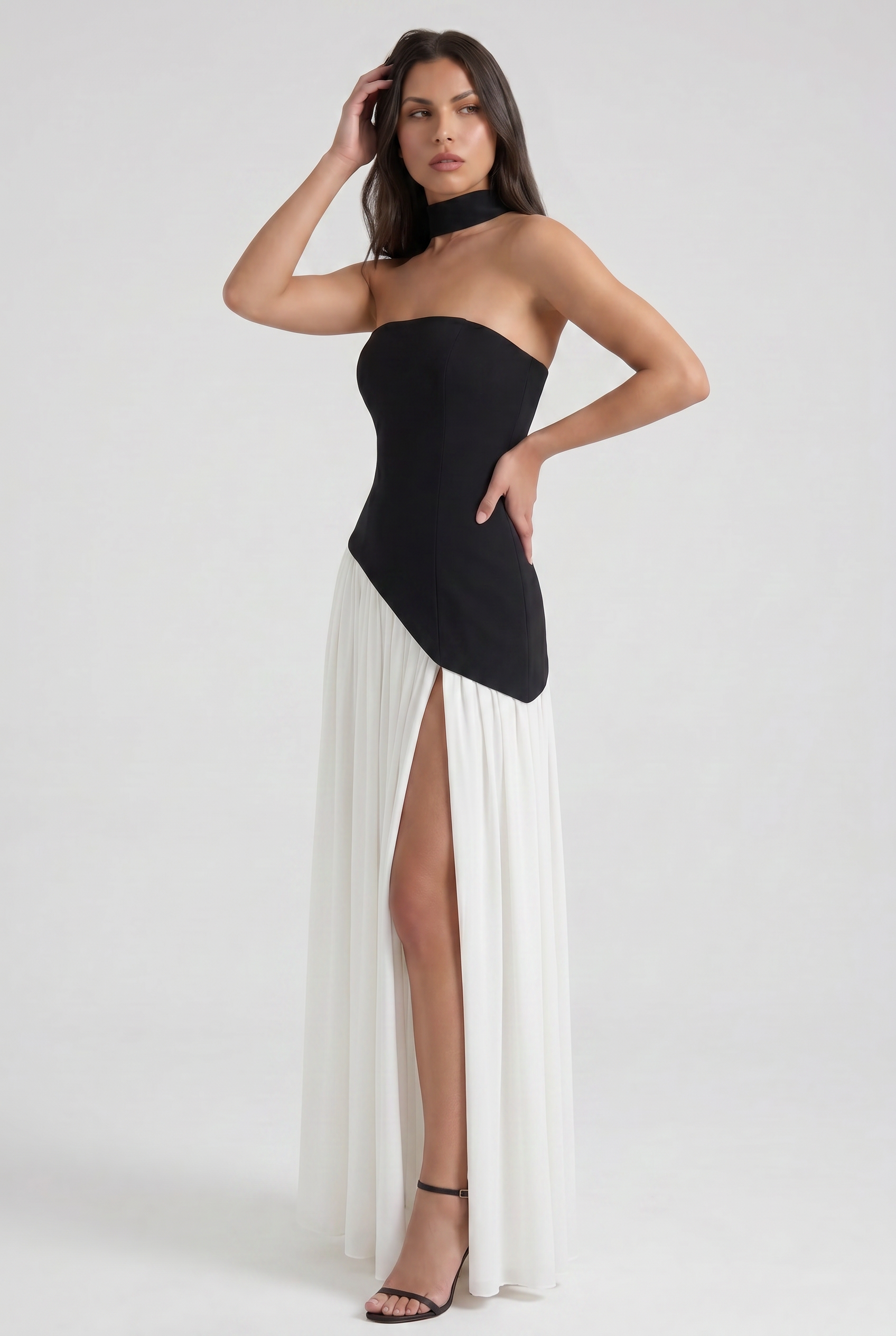Sofia - Open Back Maxi Dress