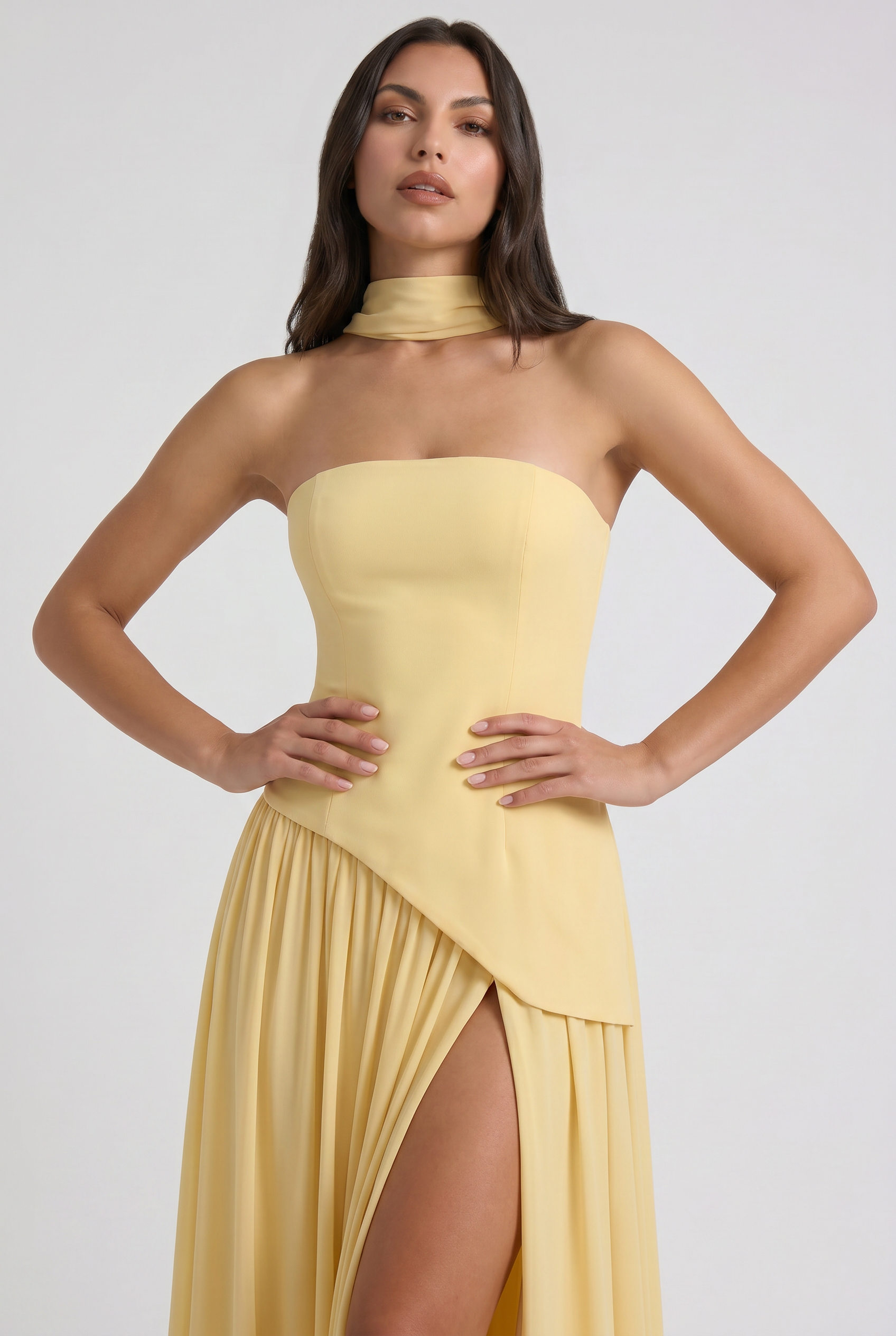 Sofia - Open Back Maxi Dress