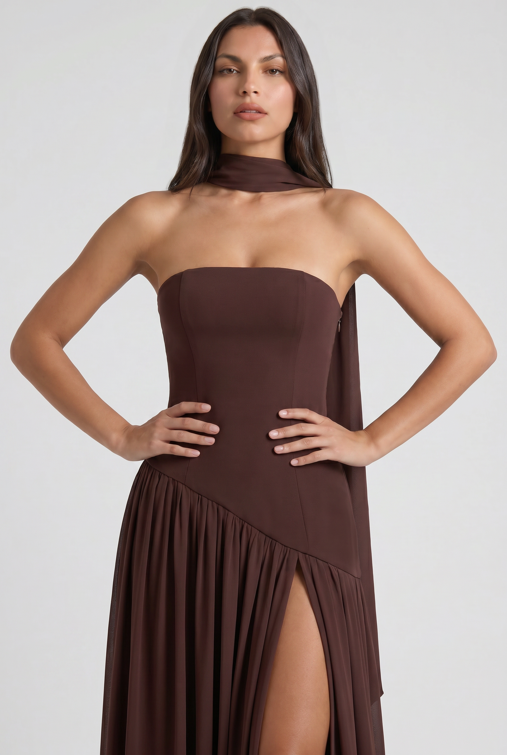 Sofia - Open Back Maxi Dress