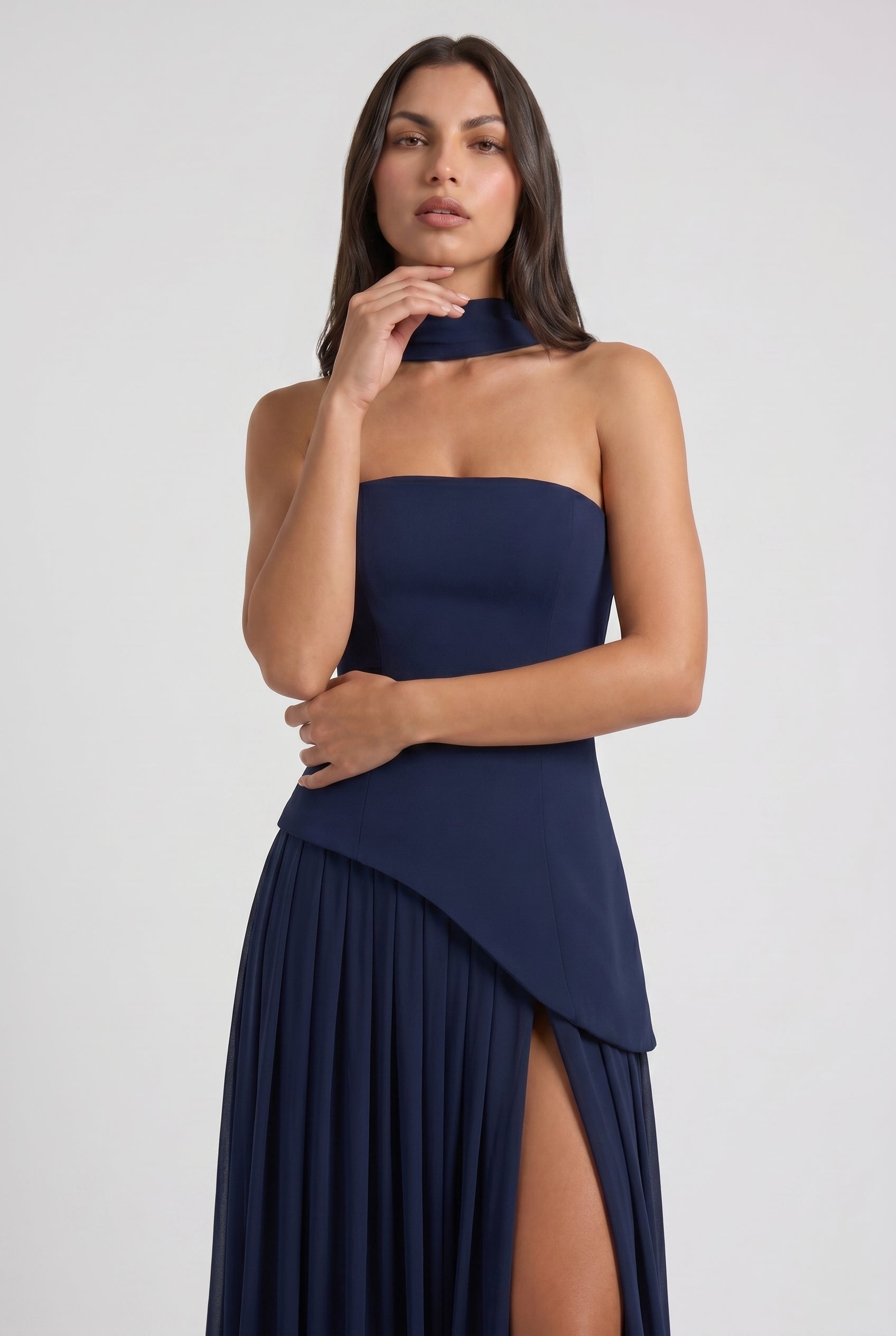 Sofia - Open Back Maxi Dress