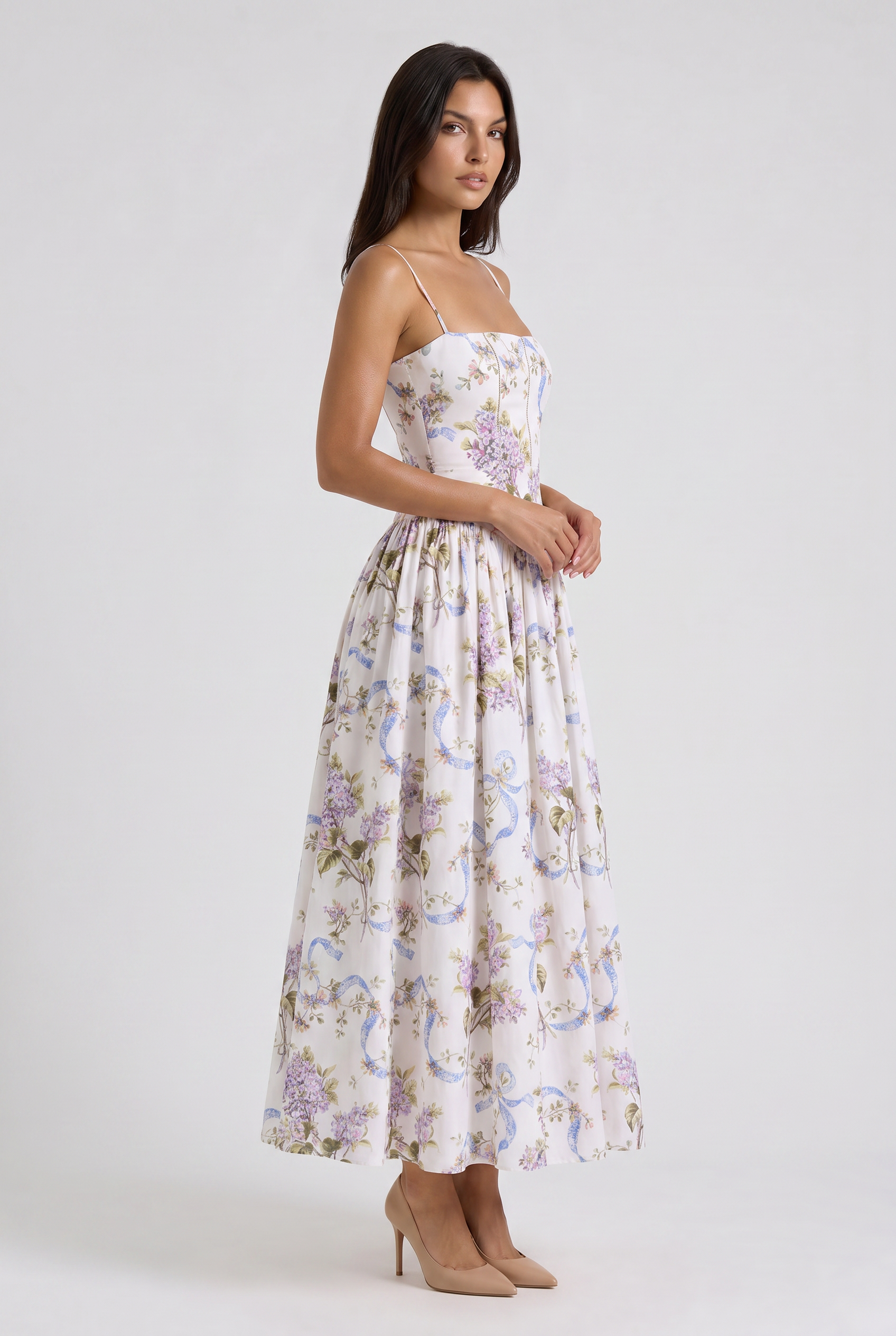 Evie - Flowing Floral Summer Dress