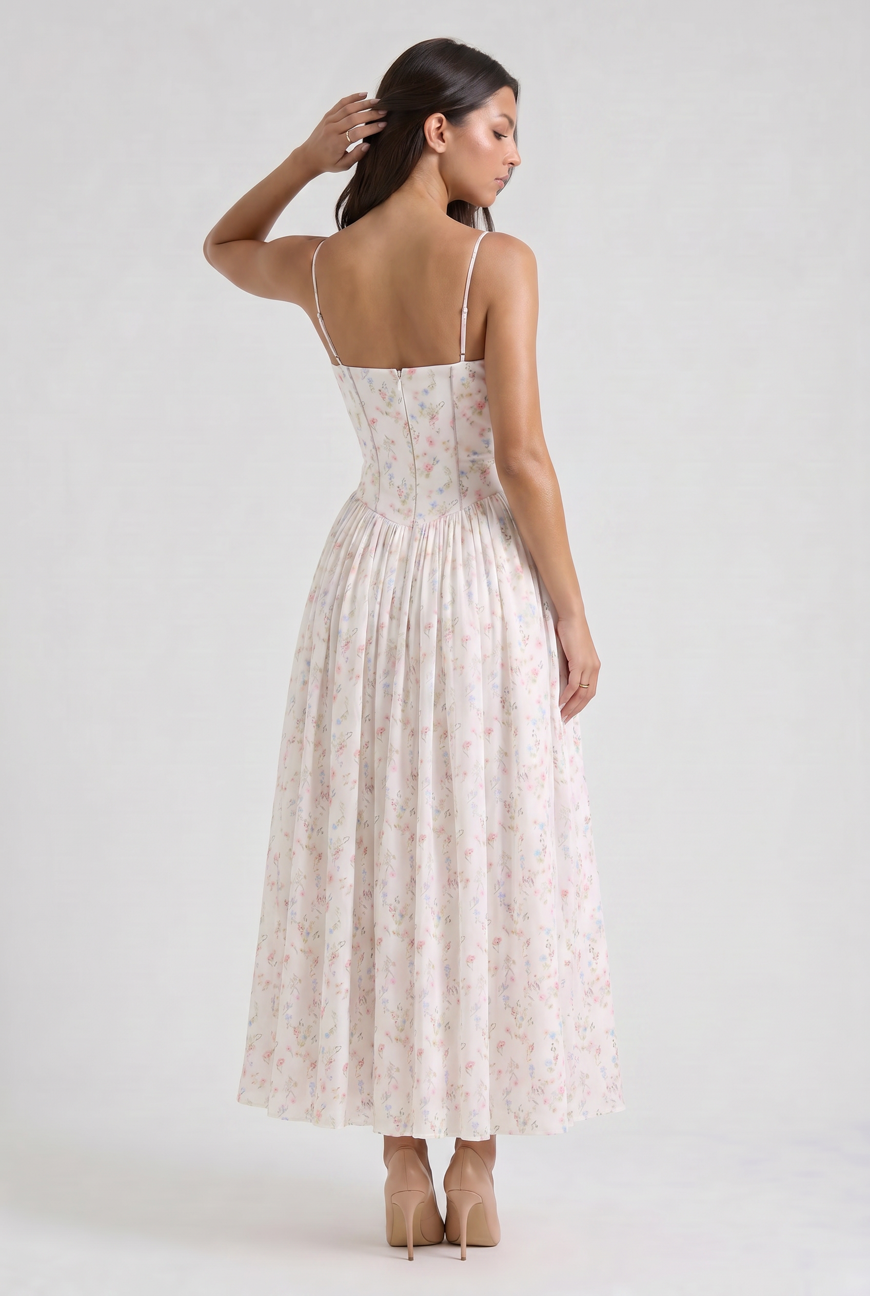 Evie - Flowing Floral Summer Dress