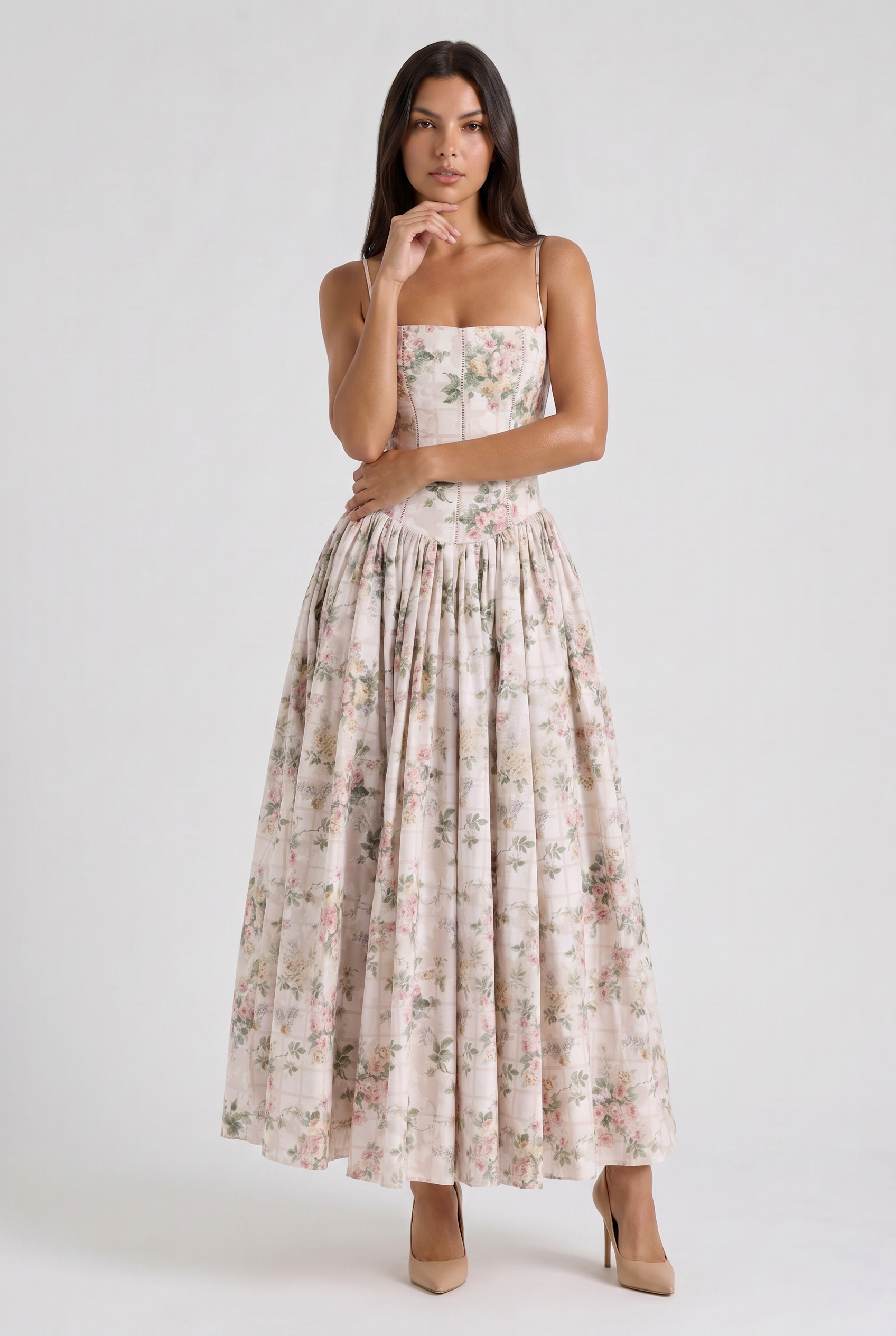 Evie - Flowing Floral Summer Dress