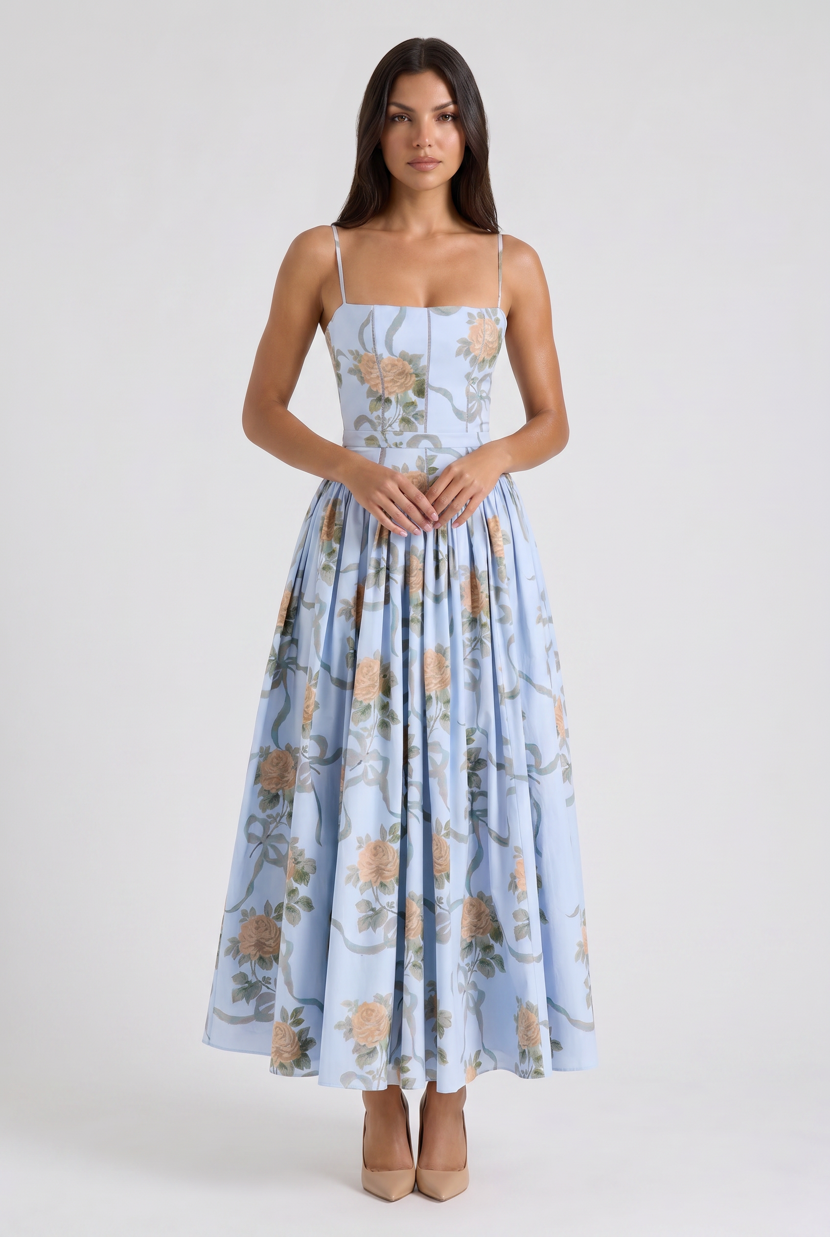 Evie - Flowing Floral Summer Dress