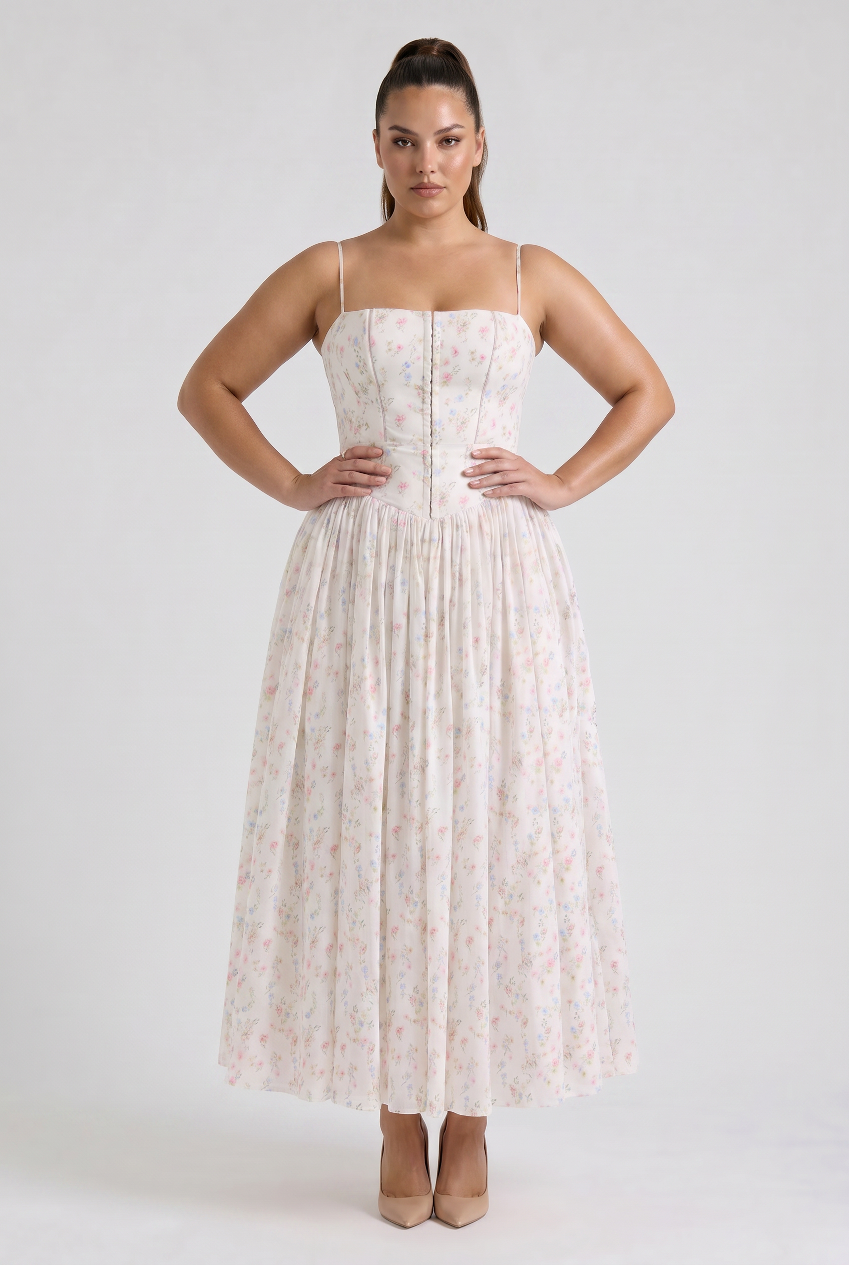 Evie - Flowing Floral Summer Dress