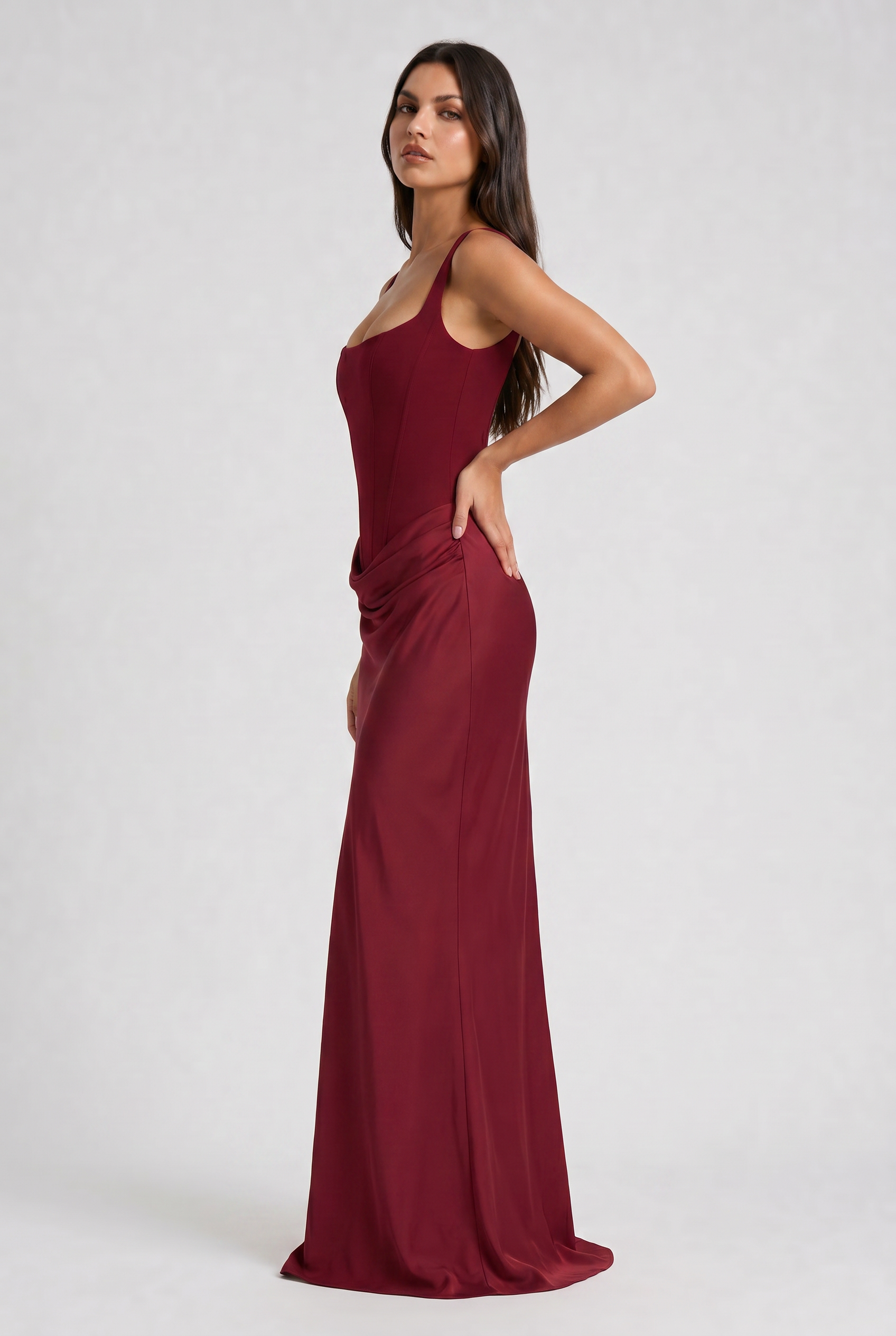 Sienna - Elegant Fitted Long Dress