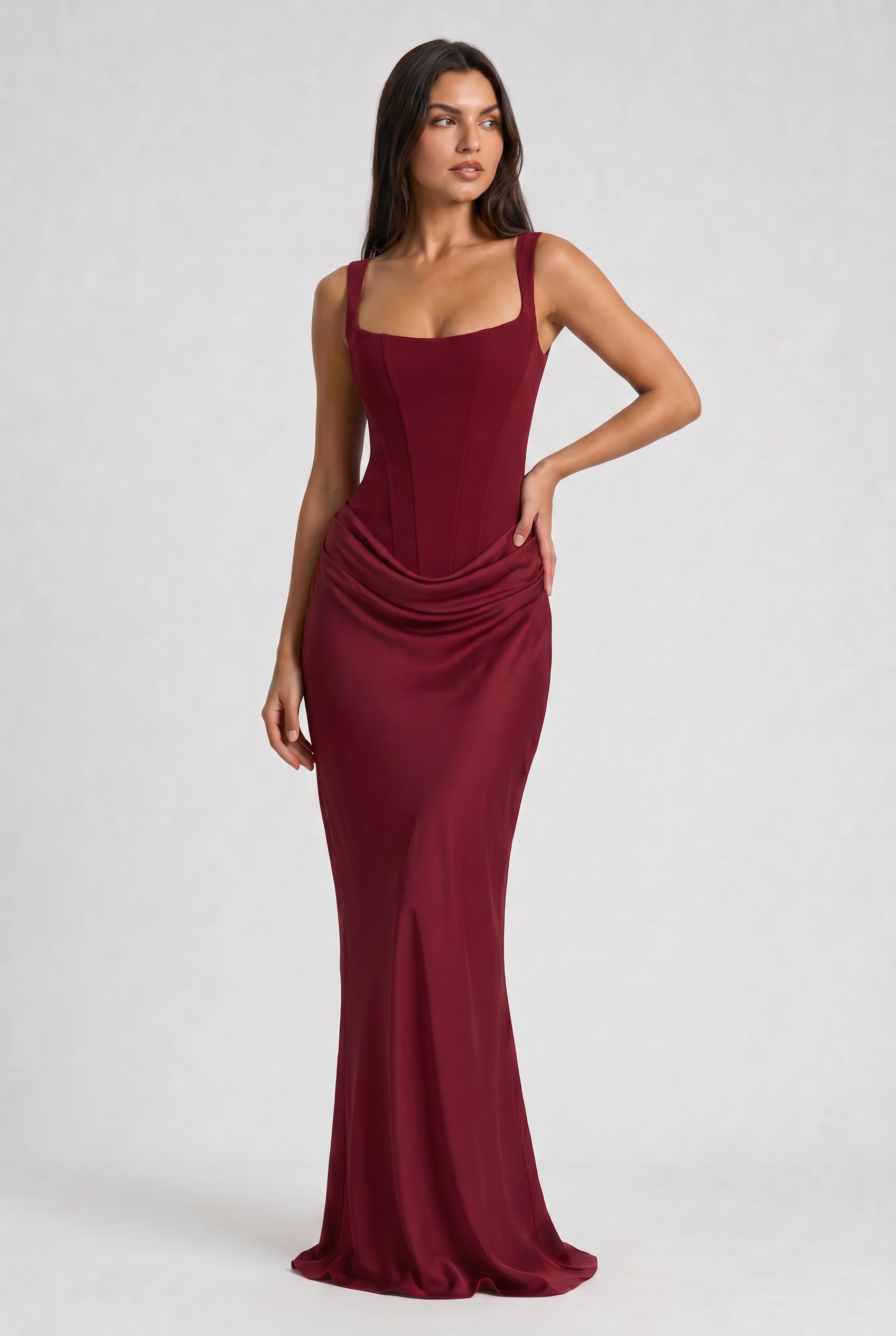 Sienna - Elegant Fitted Long Dress