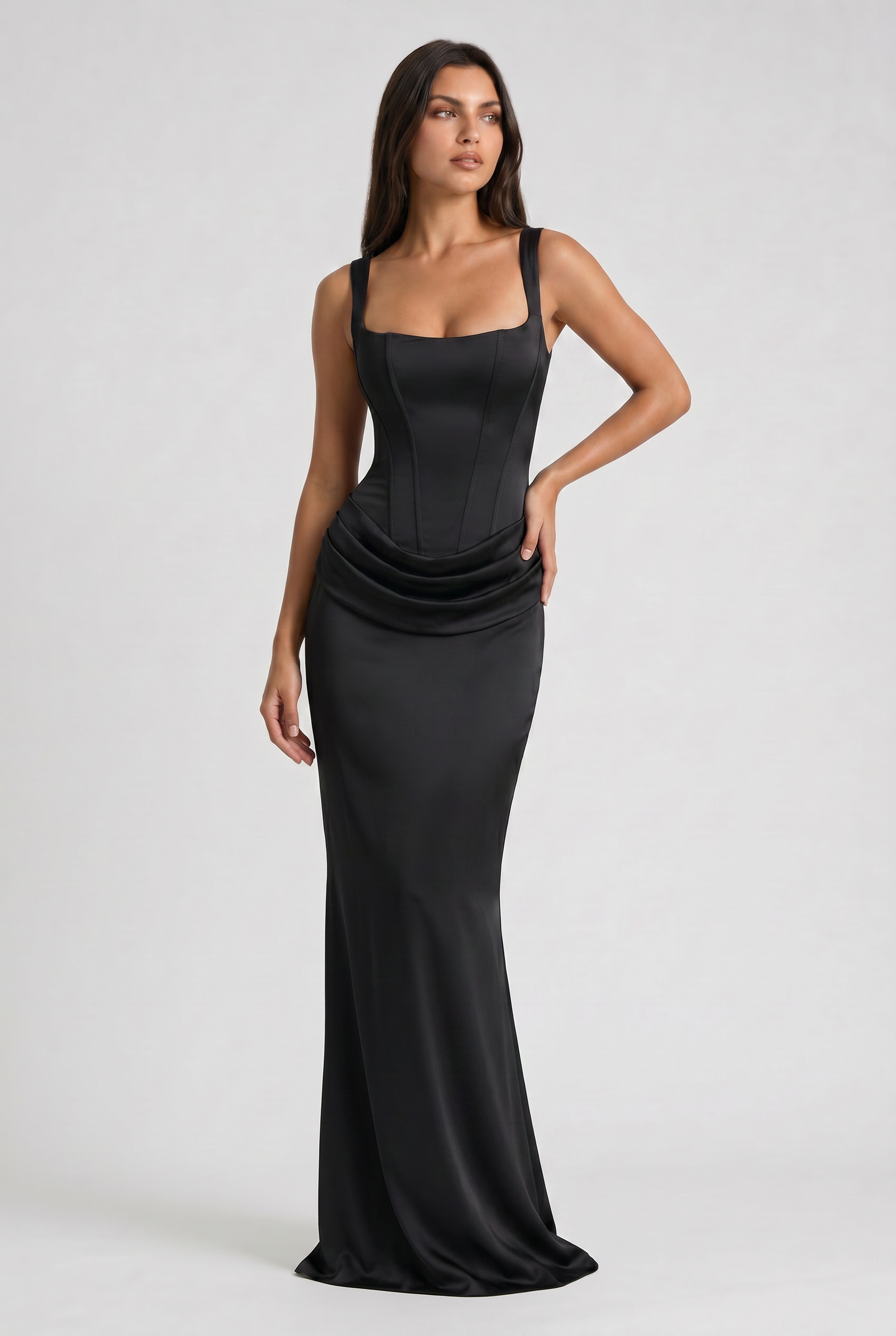 Sienna - Elegant Fitted Long Dress