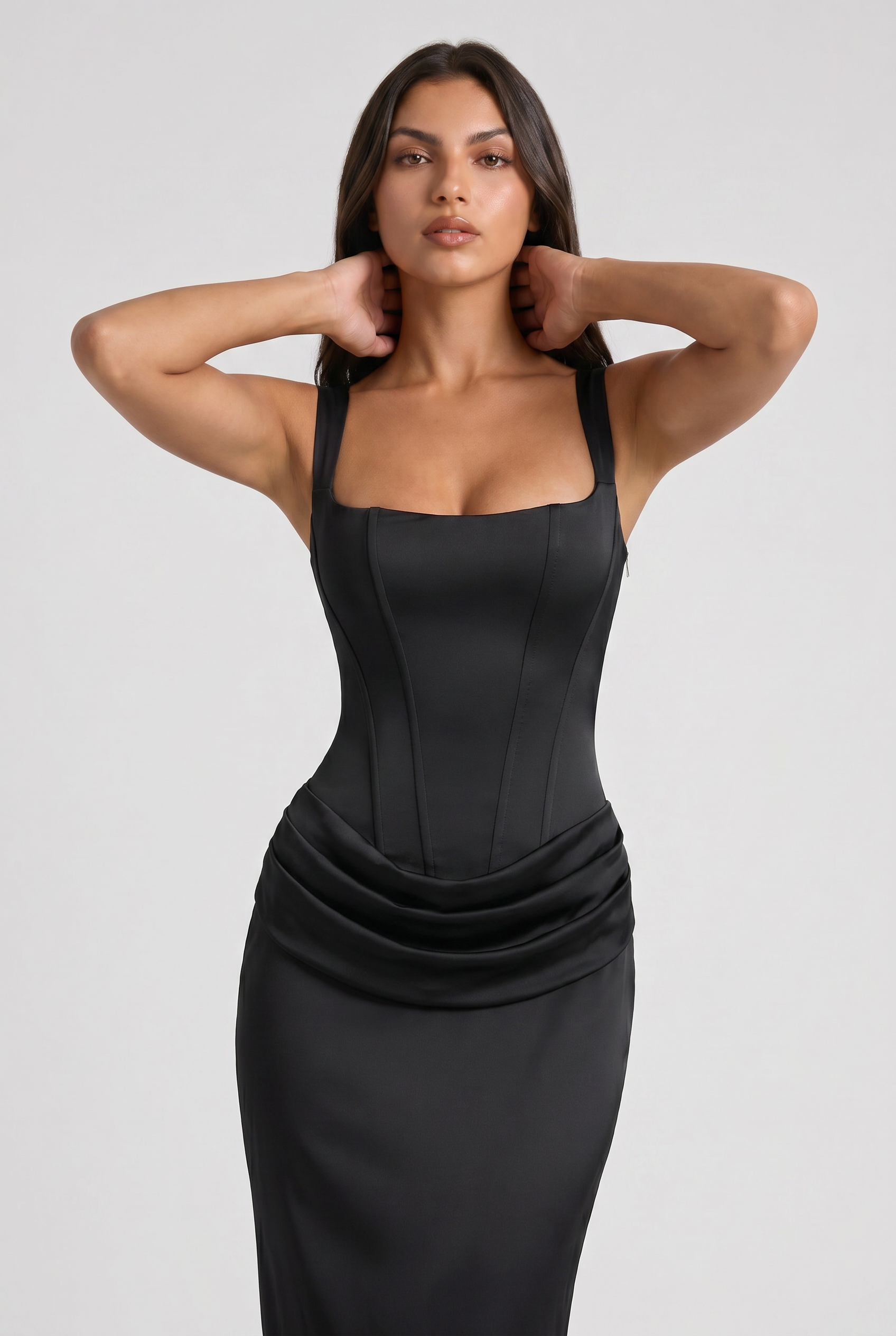 Sienna - Elegant Fitted Long Dress