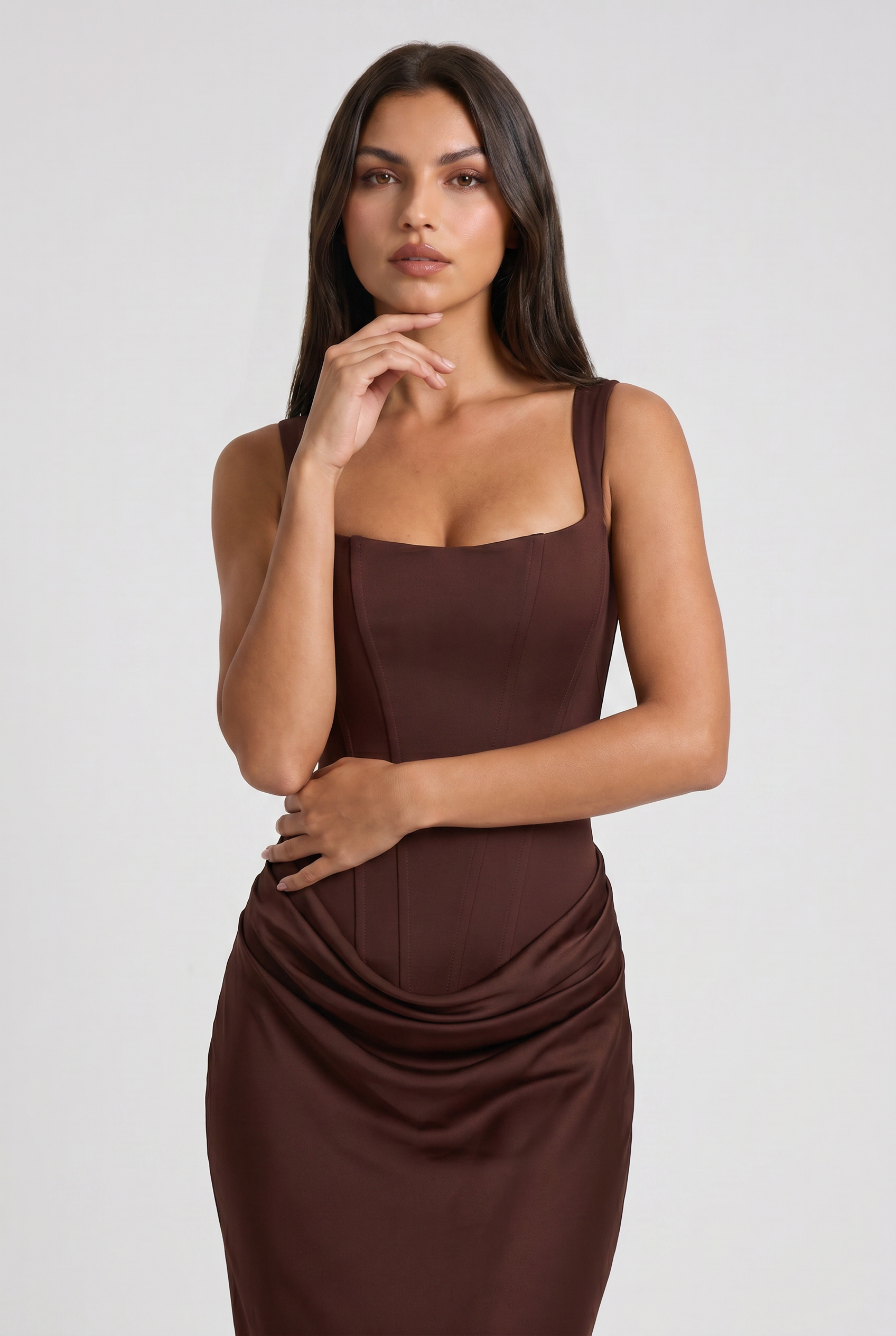 Sienna - Elegant Fitted Long Dress