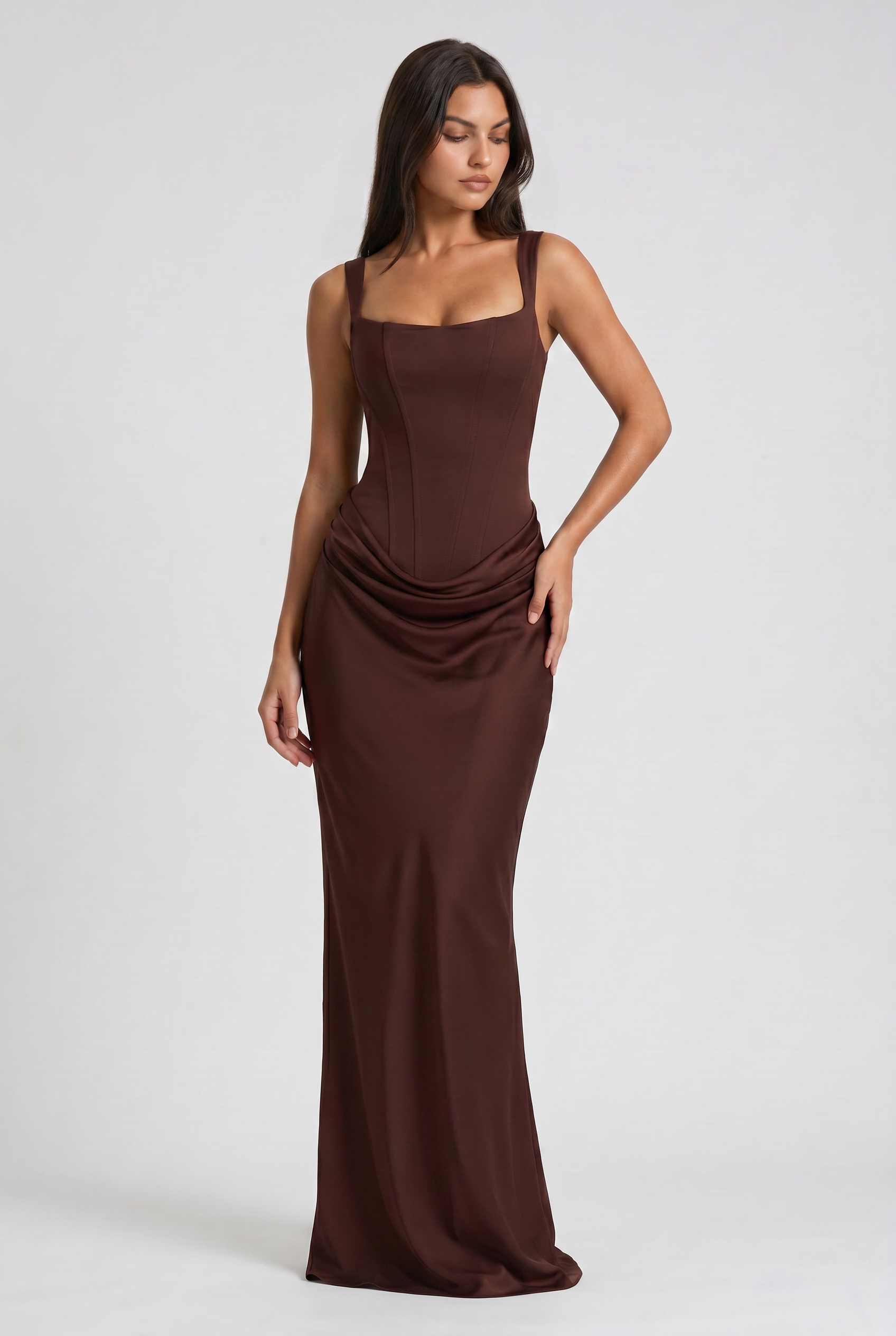 Sienna - Elegant Fitted Long Dress