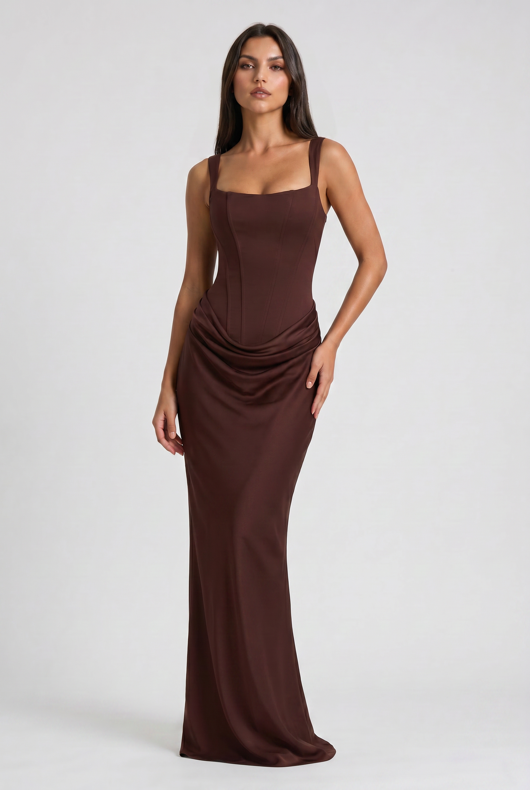 Sienna - Elegant Fitted Long Dress
