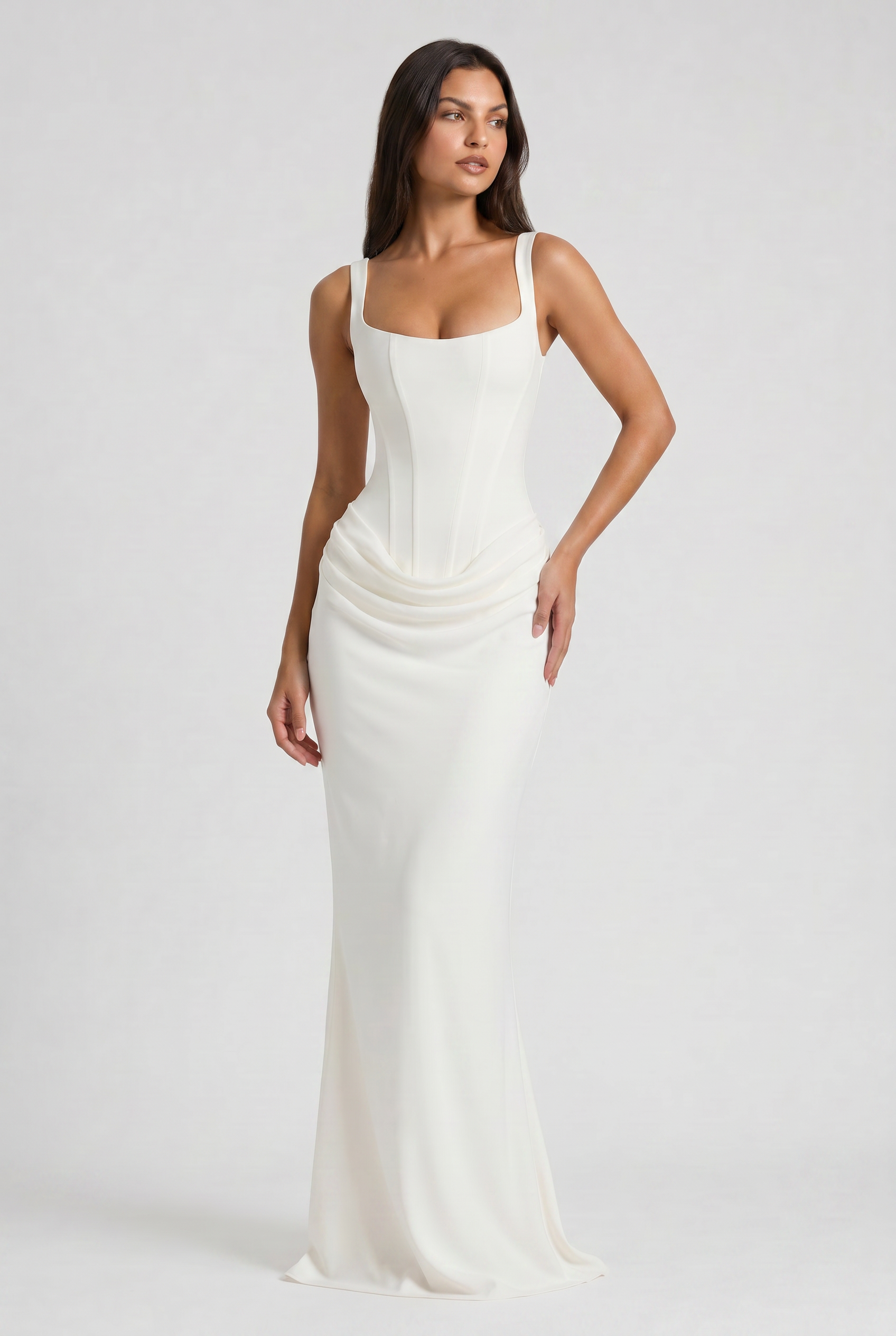 Sienna - Elegant Fitted Long Dress