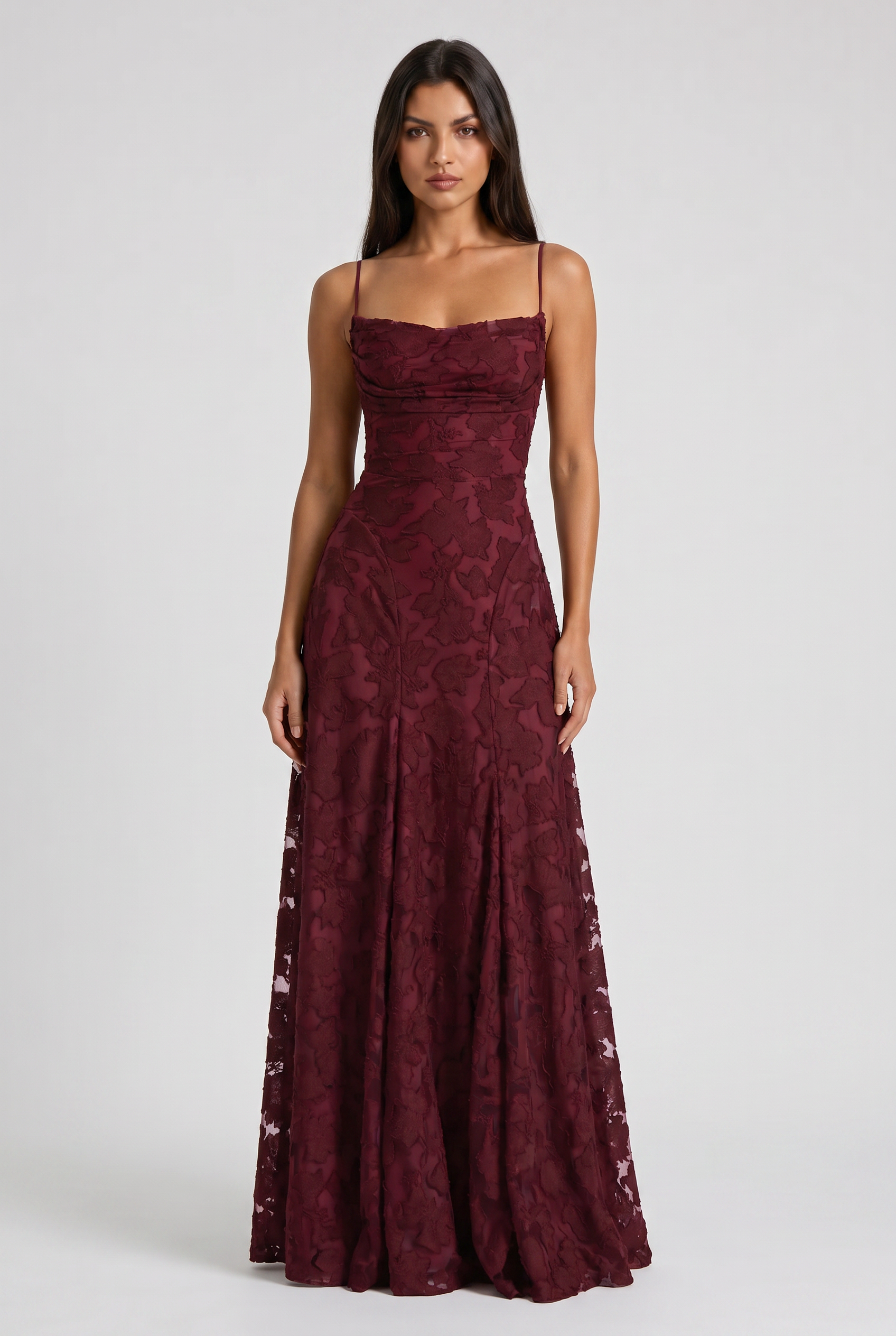 Bethany - Floral Maxi Evening Dress